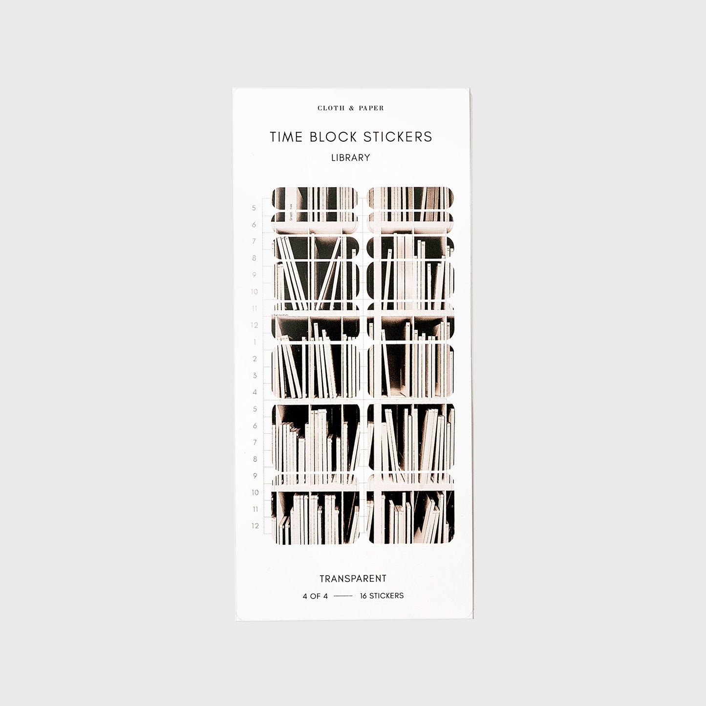 Time Block Sticker Set