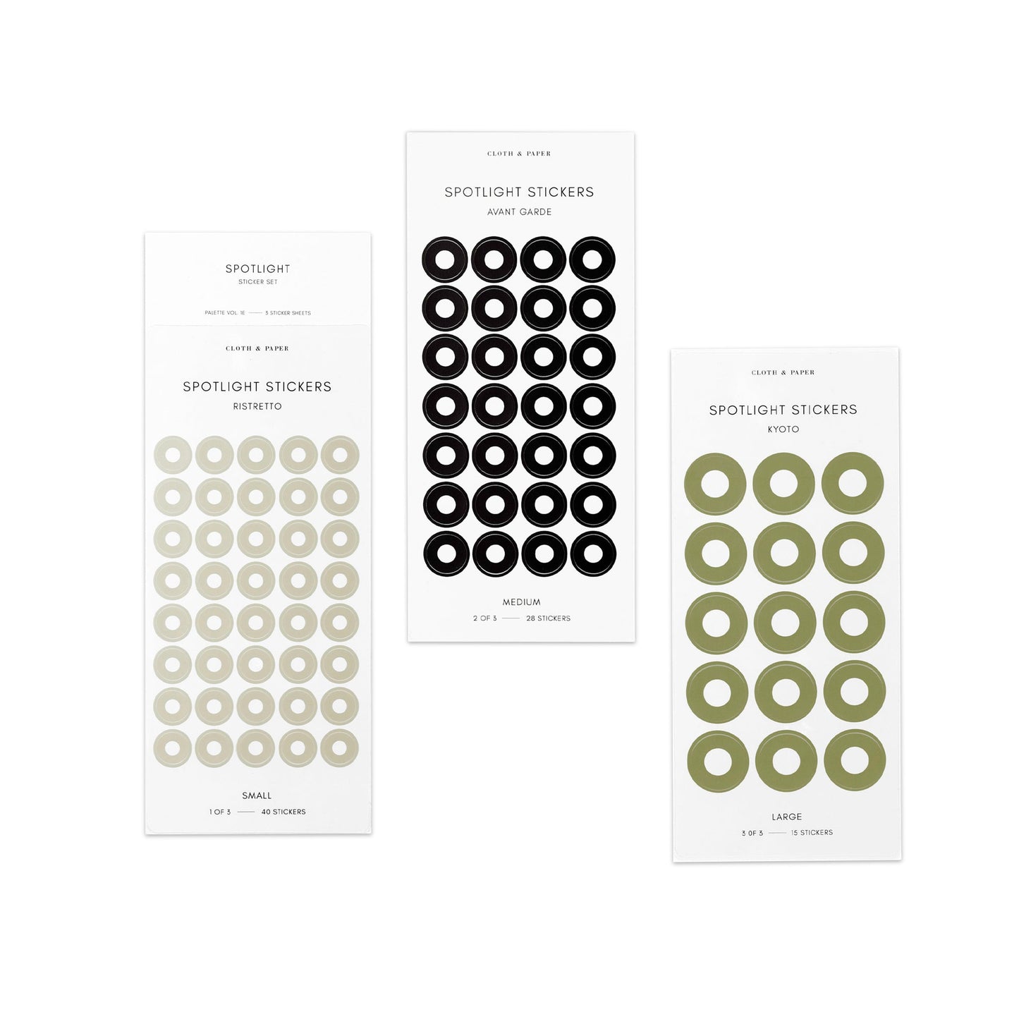 Spotlight Sticker Set