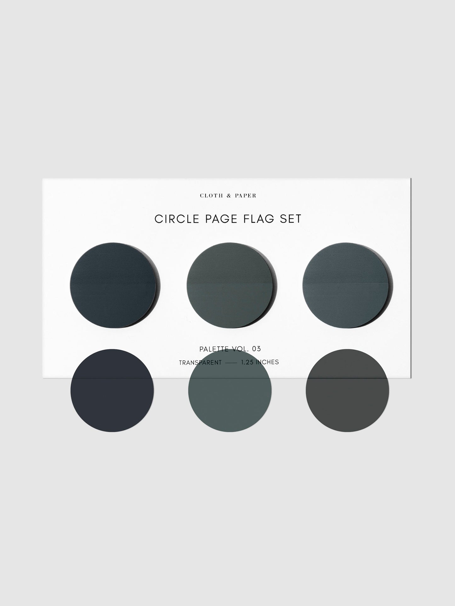 Circle Page Flag Trio