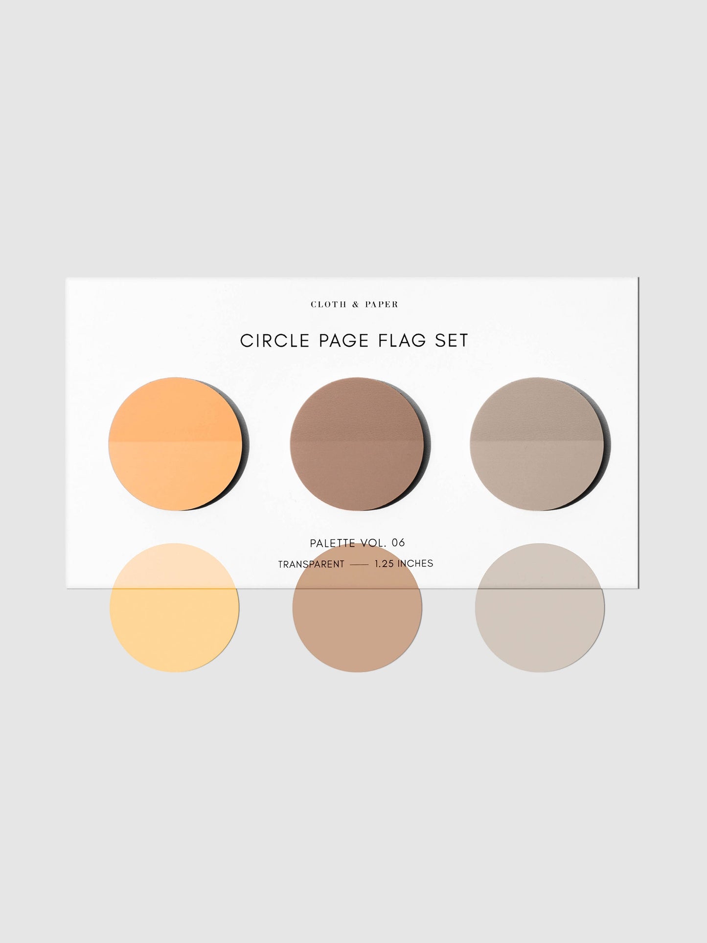 Circle Page Flag Trio