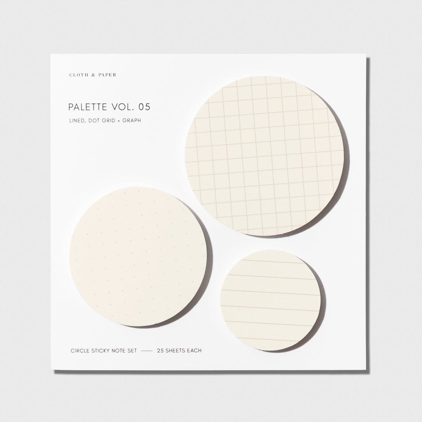 Circle Sticky Note Set