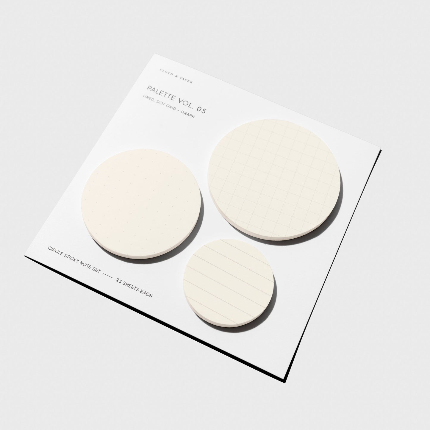 Circle Sticky Note Set