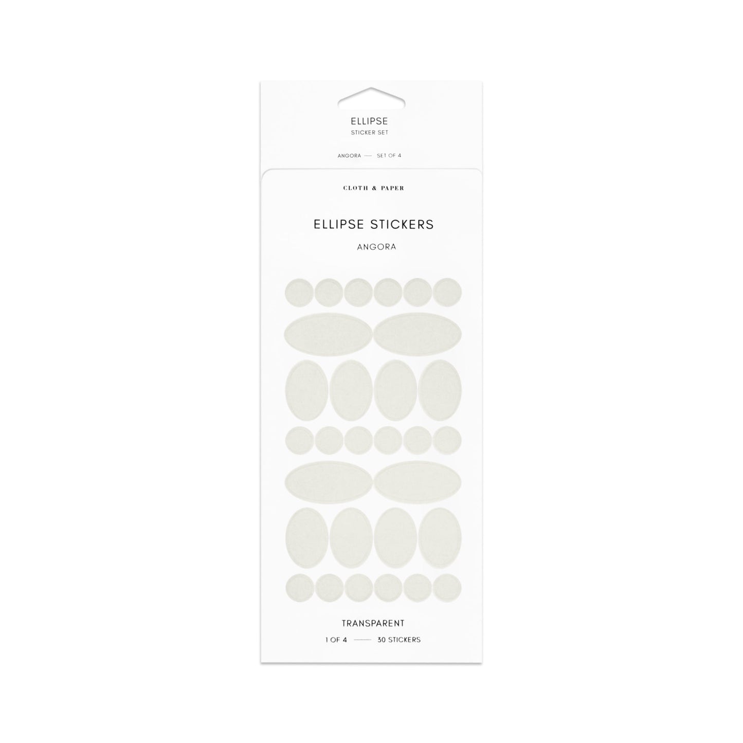 Ellipse Shape Stickers