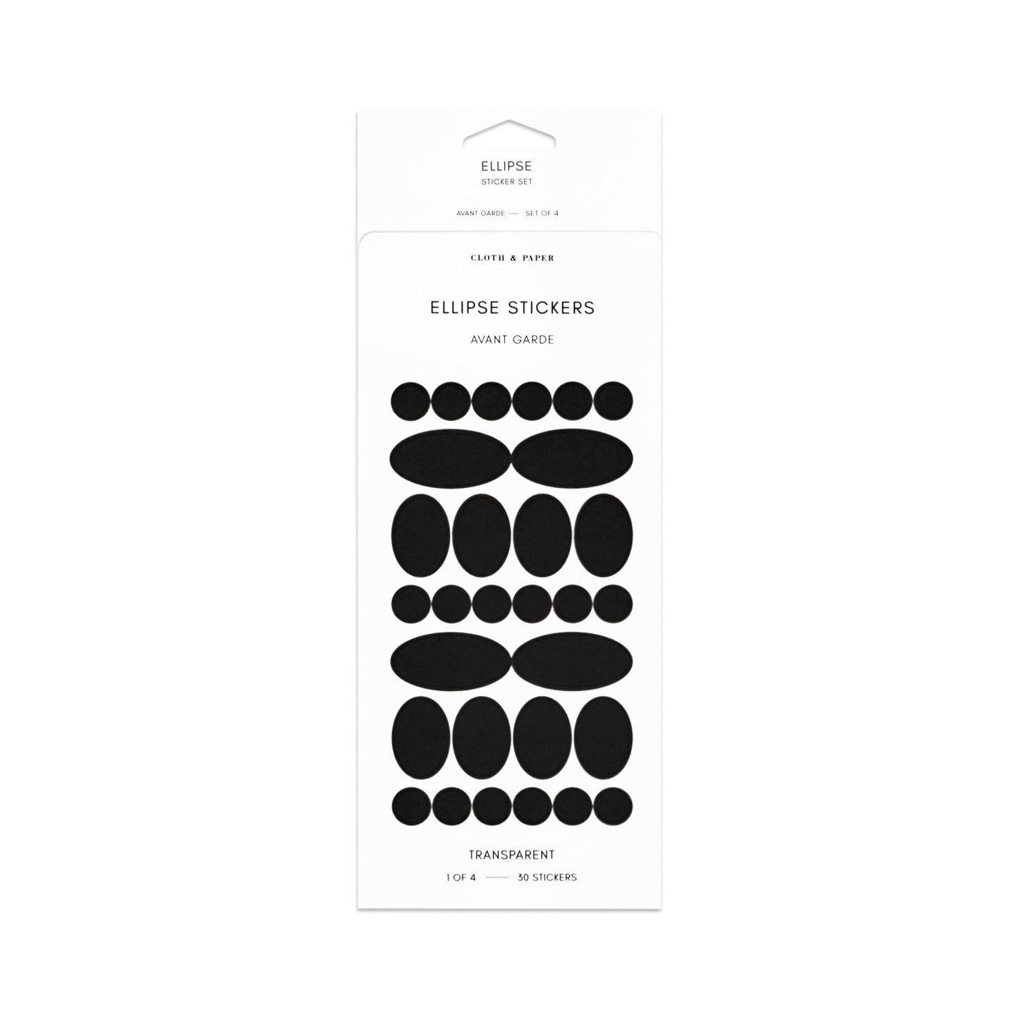 Ellipse Shape Stickers