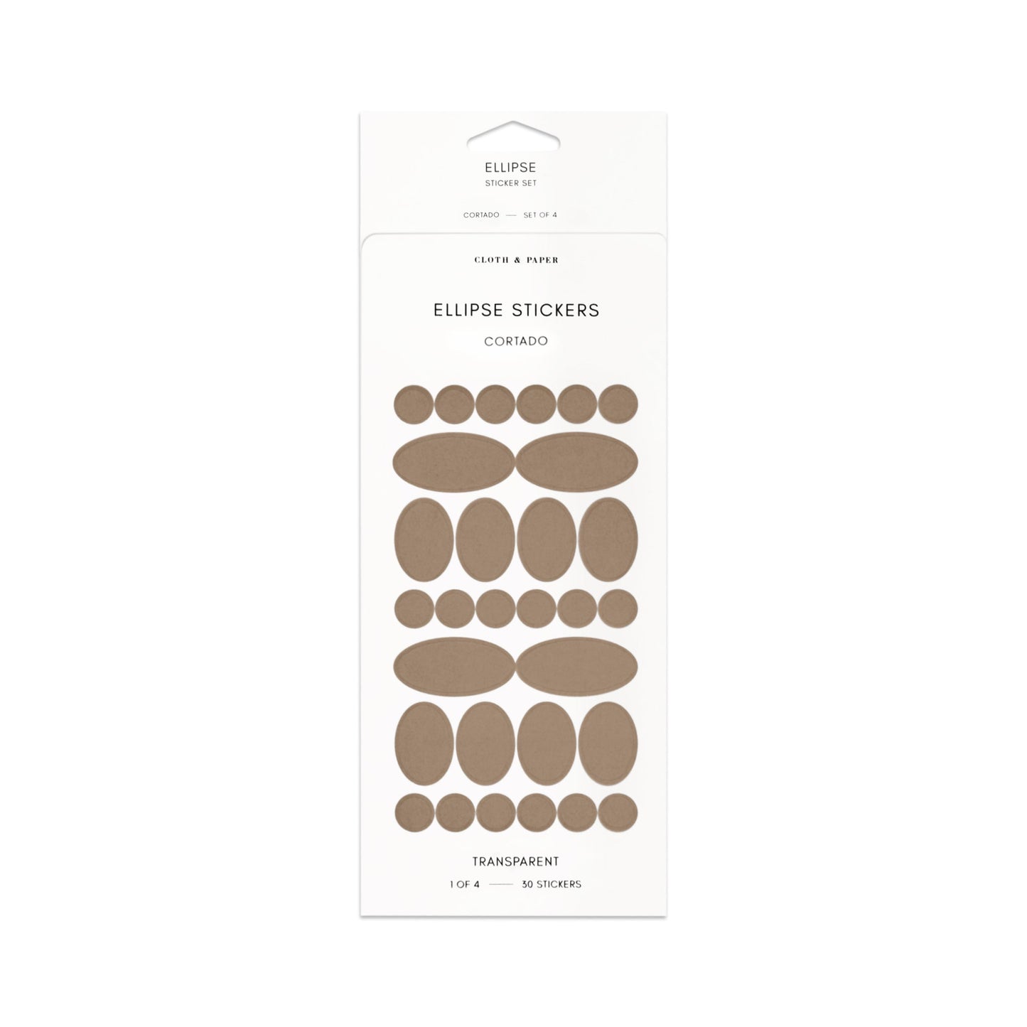 Ellipse Shape Stickers