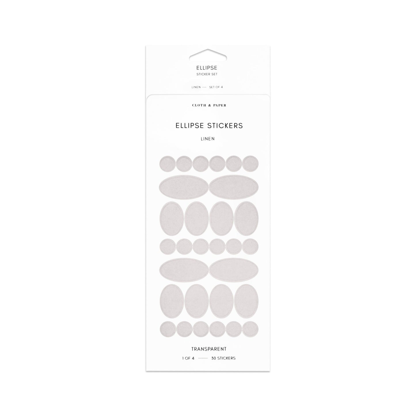 Ellipse Shape Stickers