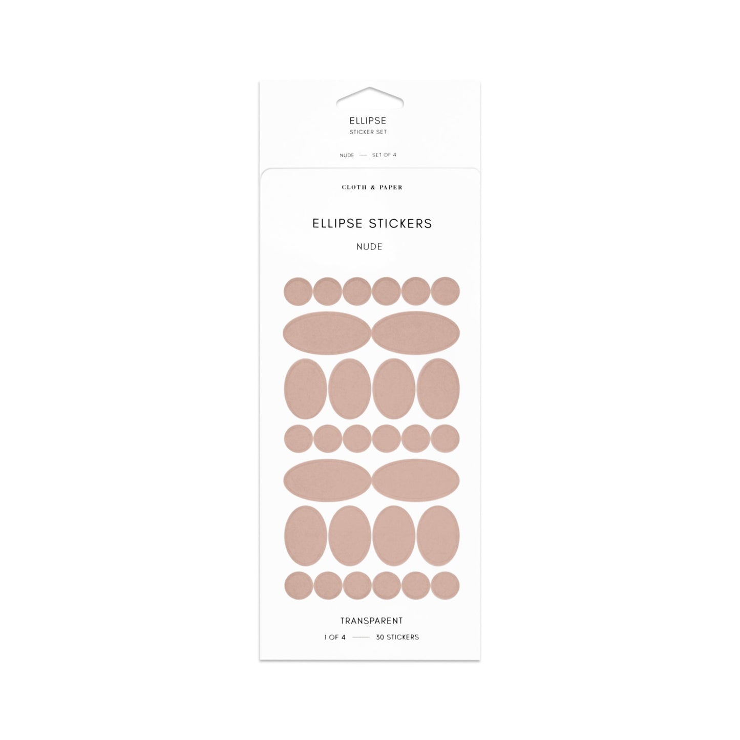 Ellipse Shape Stickers