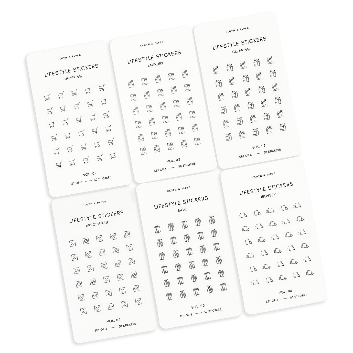 Mini Icon Stickers | Lifestyle