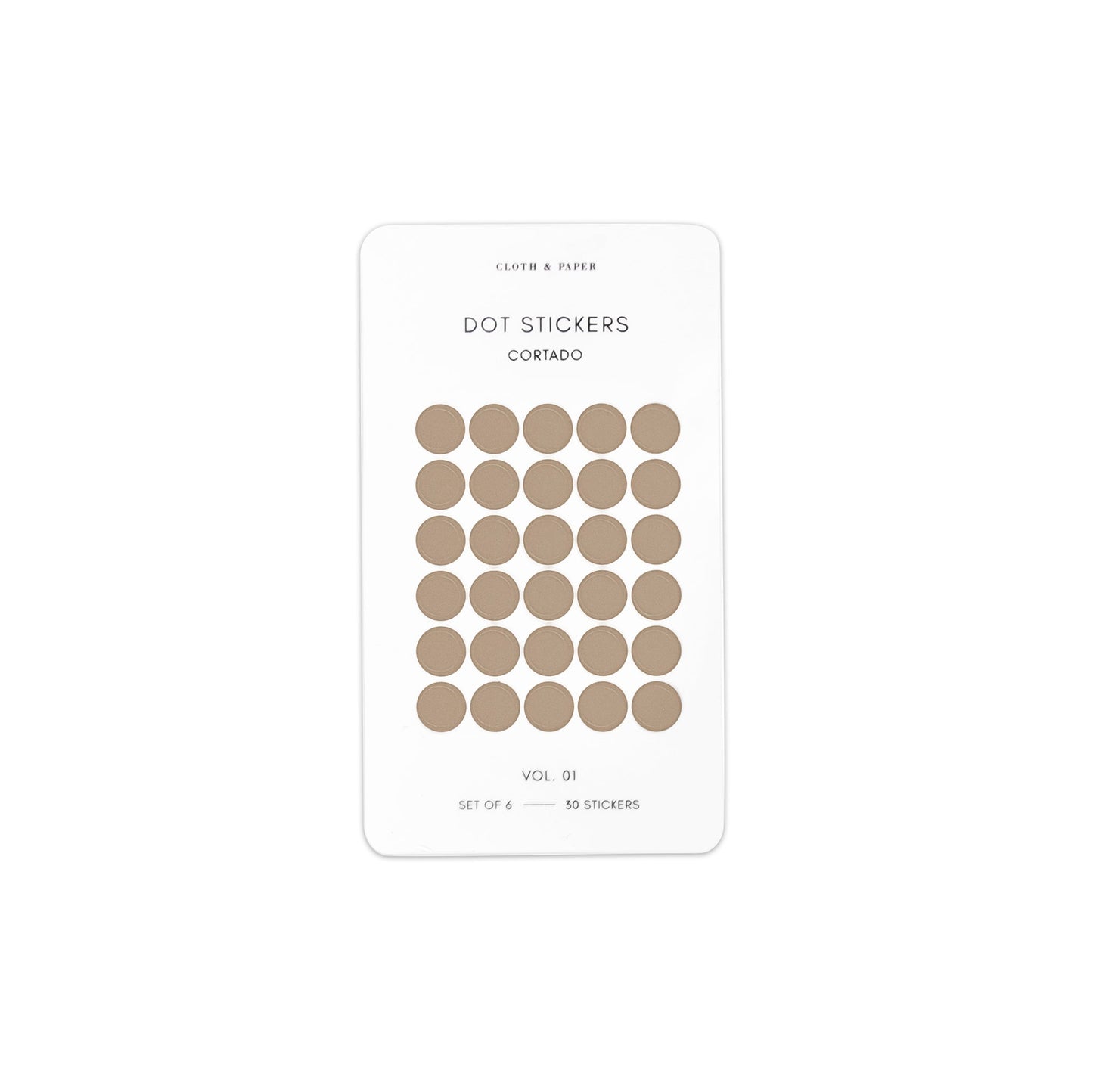 Mini Shape Sticker Set | Transparent