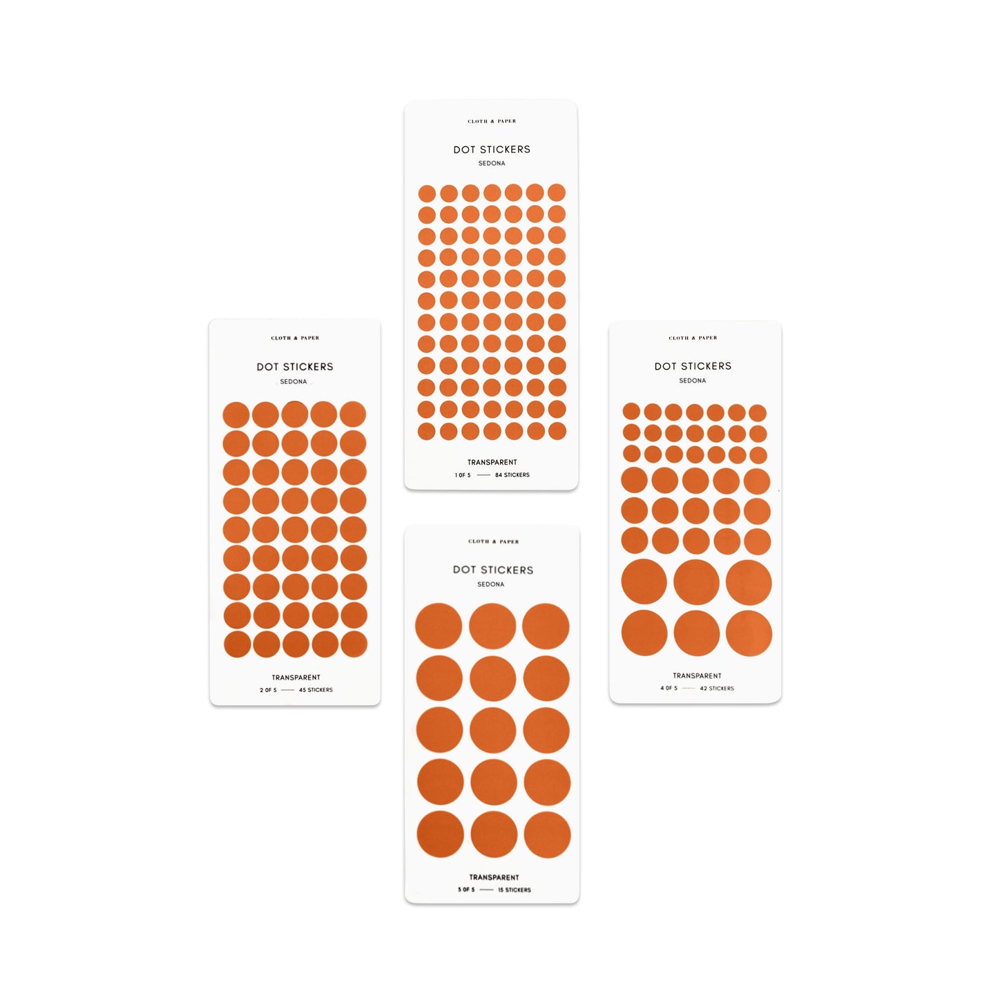 Sticker Set | Transparent | Dots