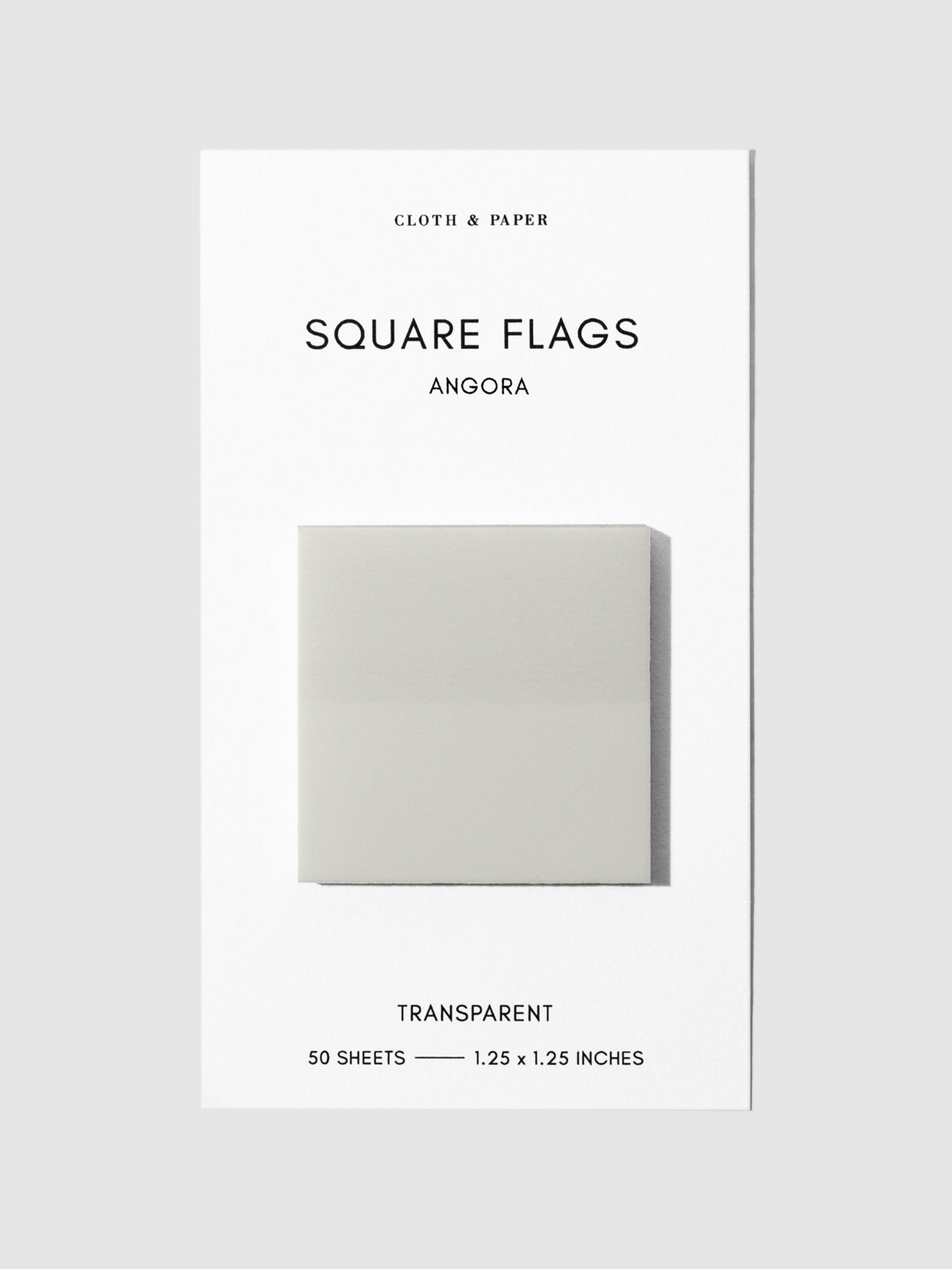 Square Transparent Page Flags