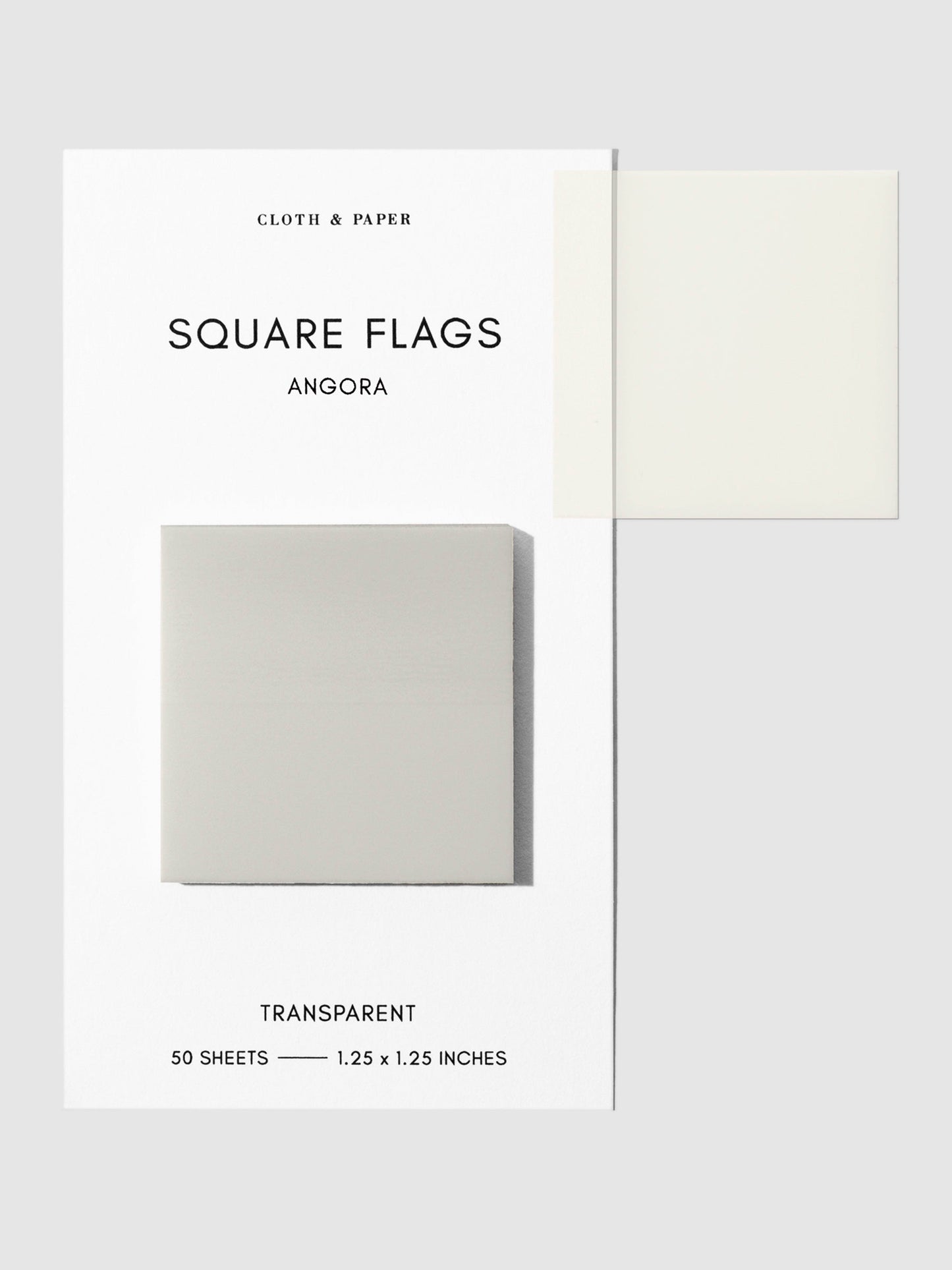 Square Transparent Page Flags
