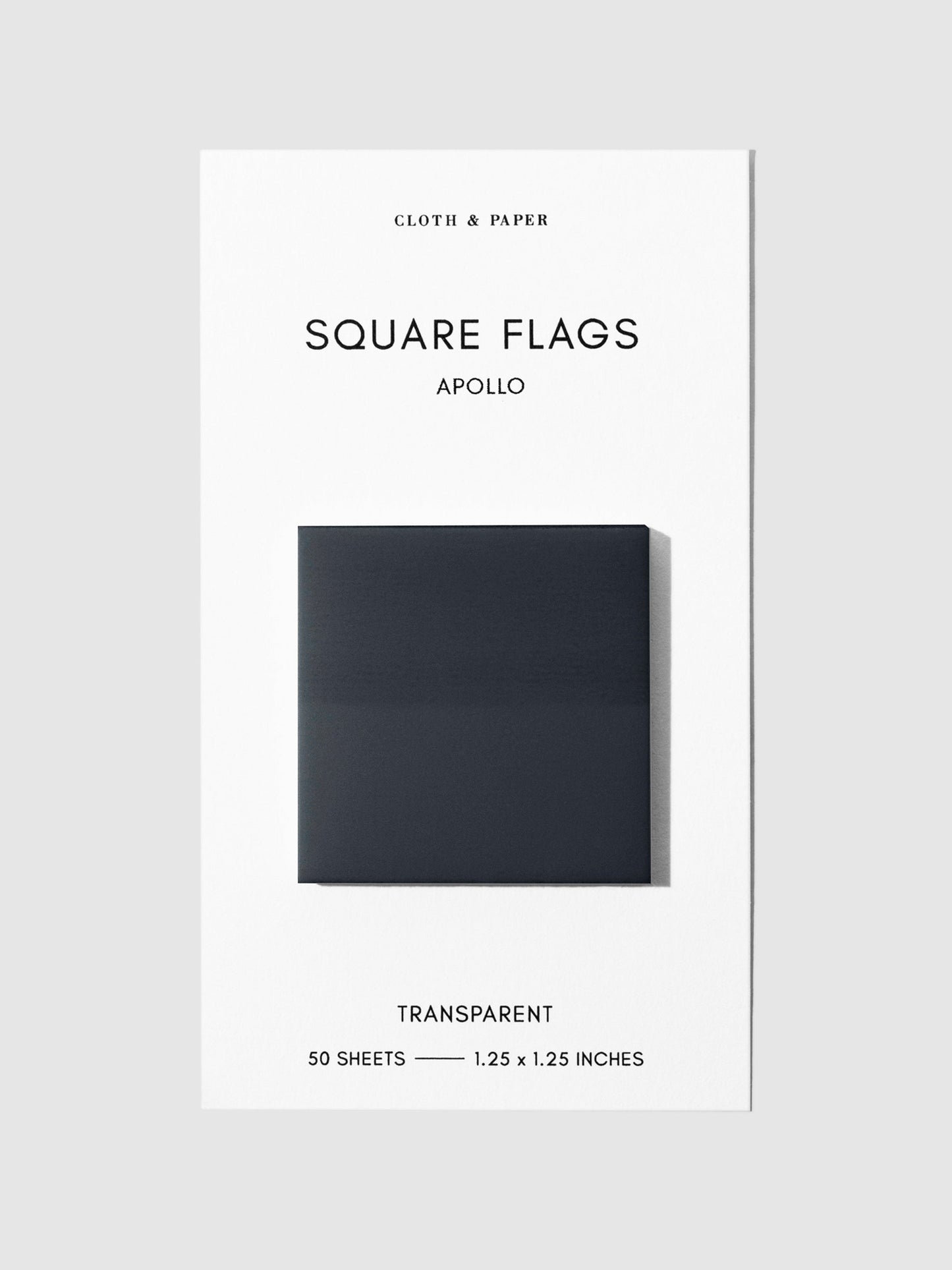 Square Transparent Page Flags