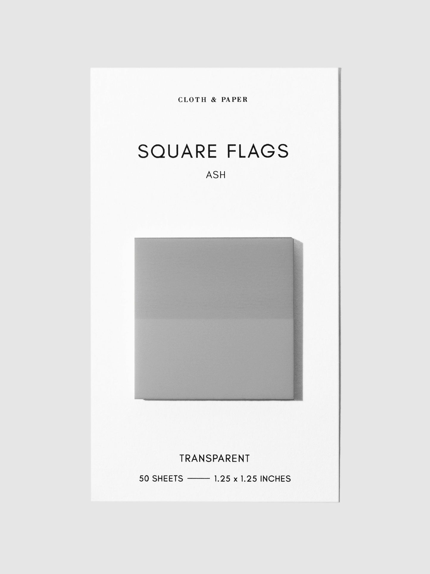 Square Transparent Page Flags