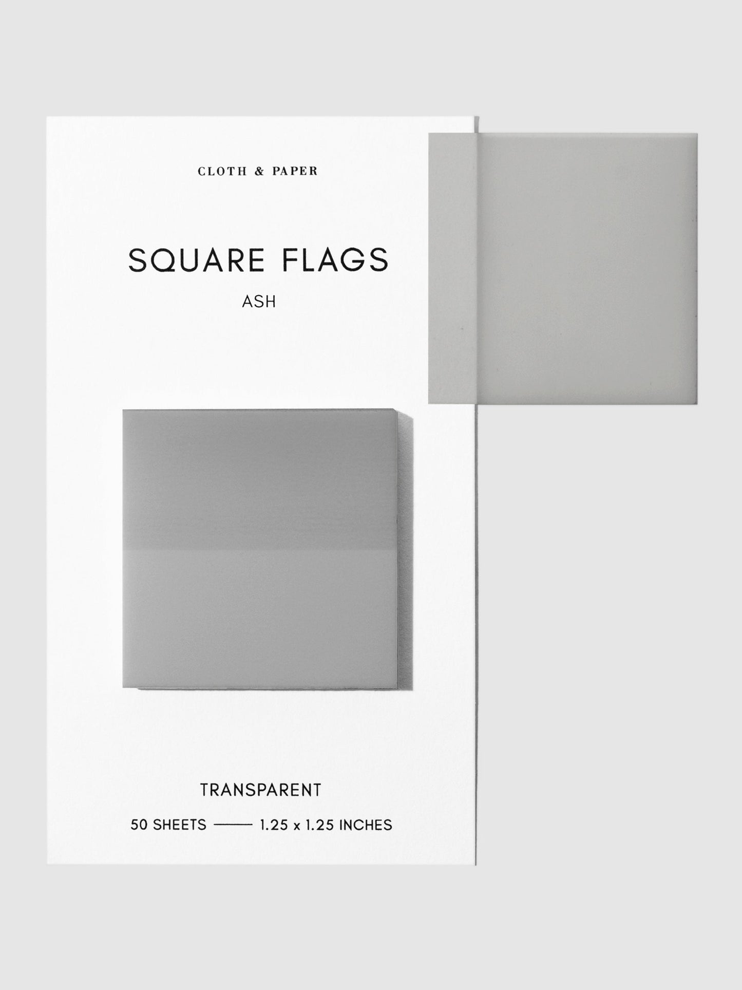 Square Transparent Page Flags