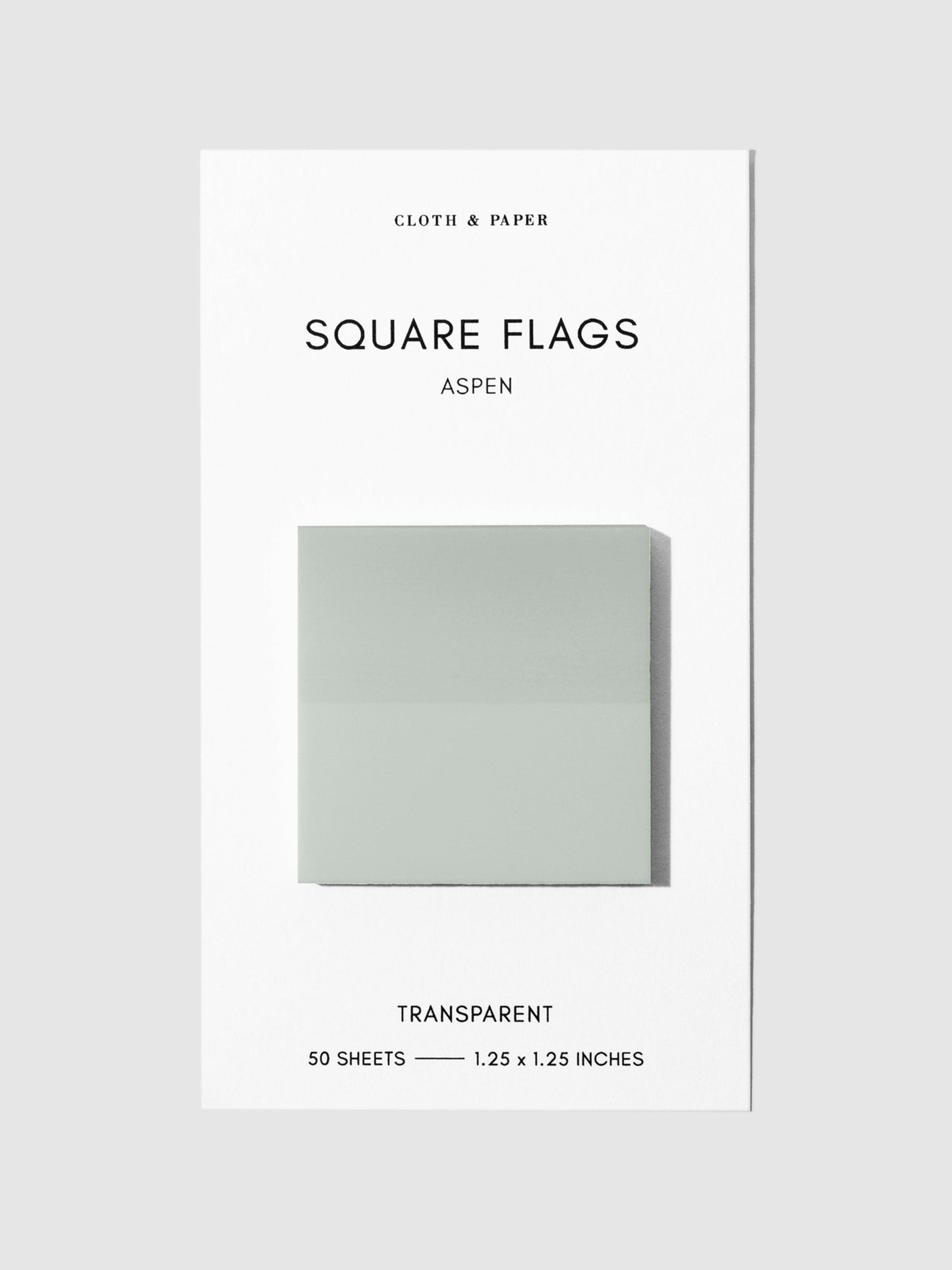 Square Transparent Page Flags