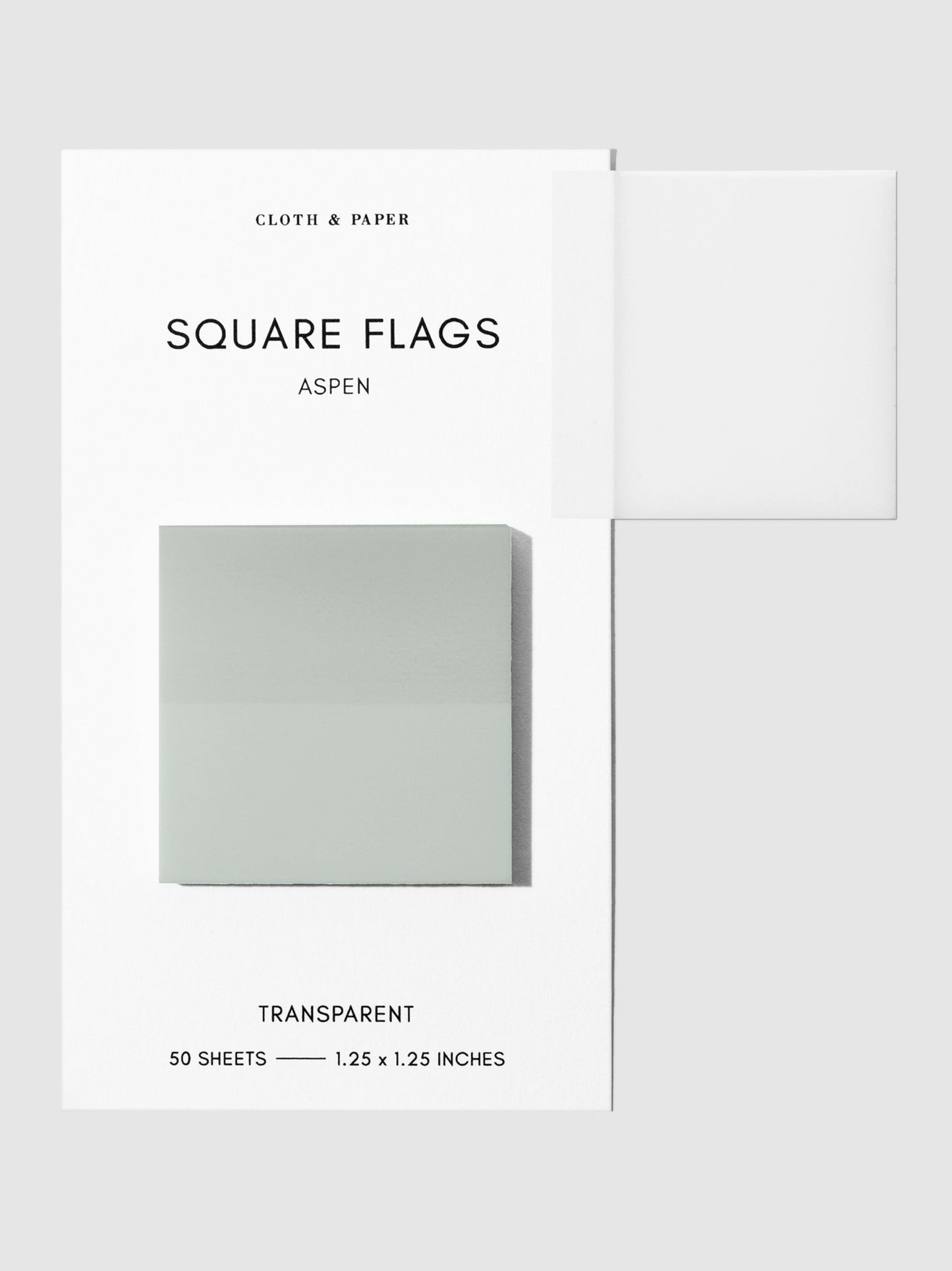 Square Transparent Page Flags