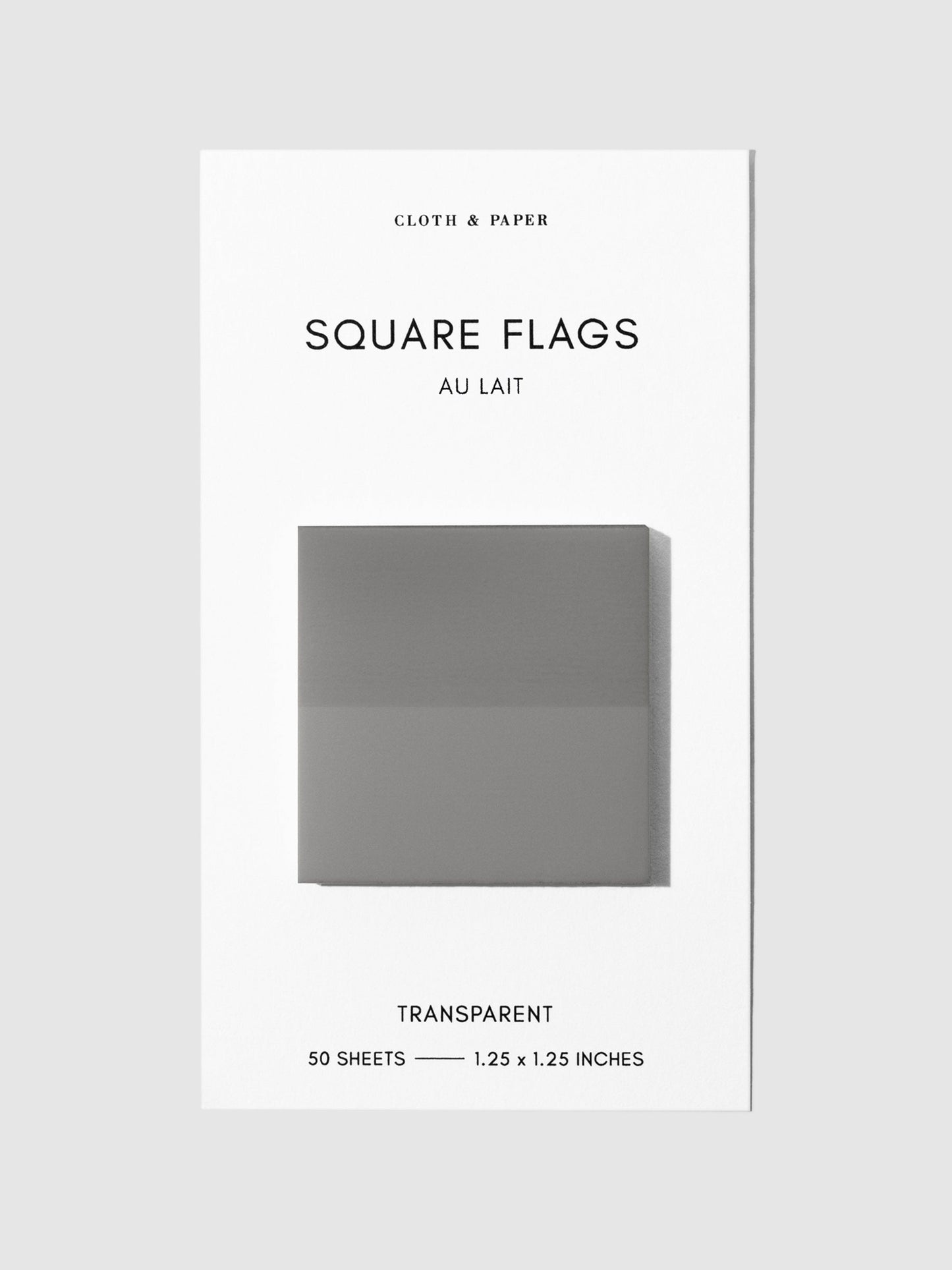 Square Transparent Page Flags