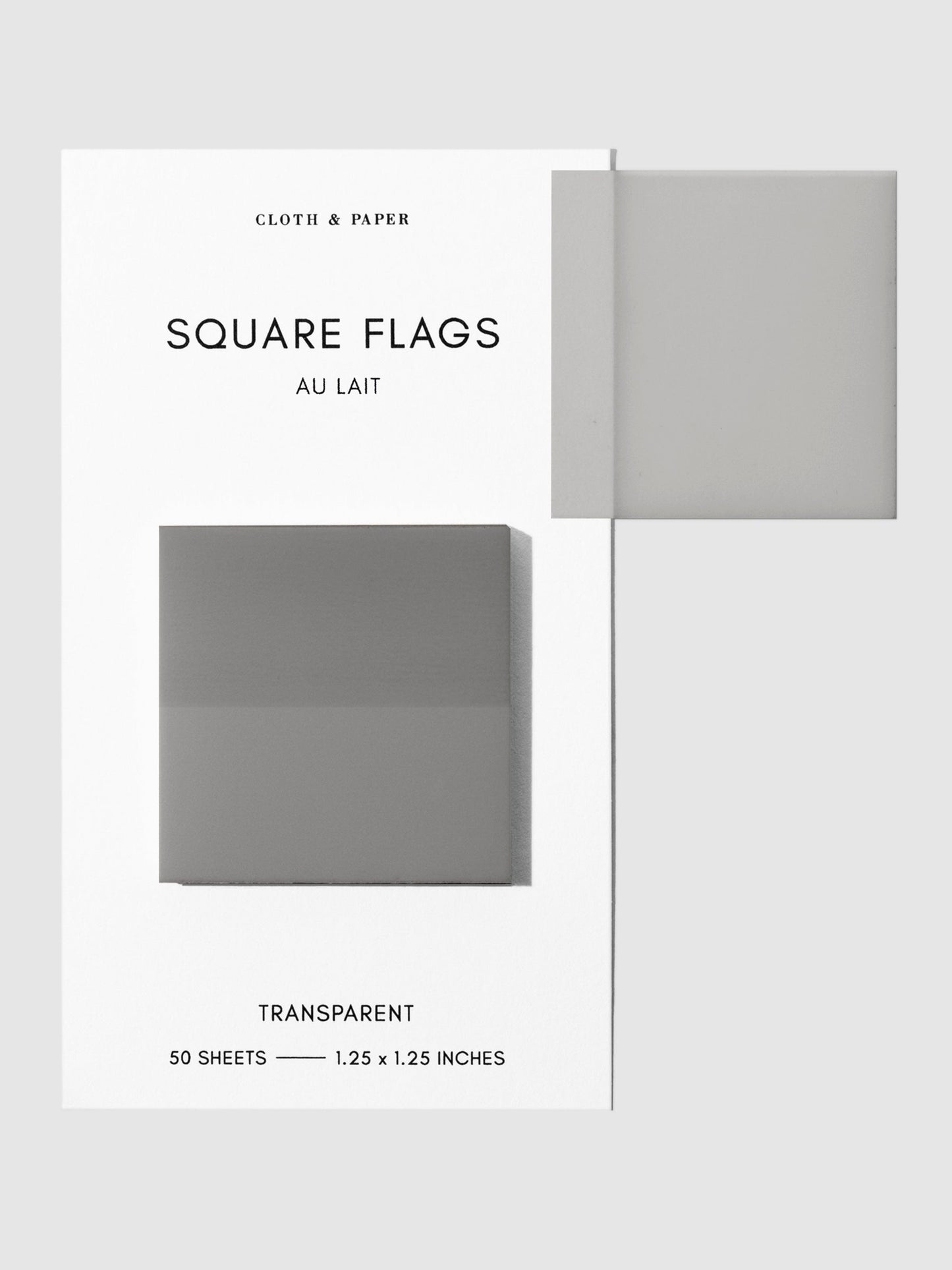 Square Transparent Page Flags