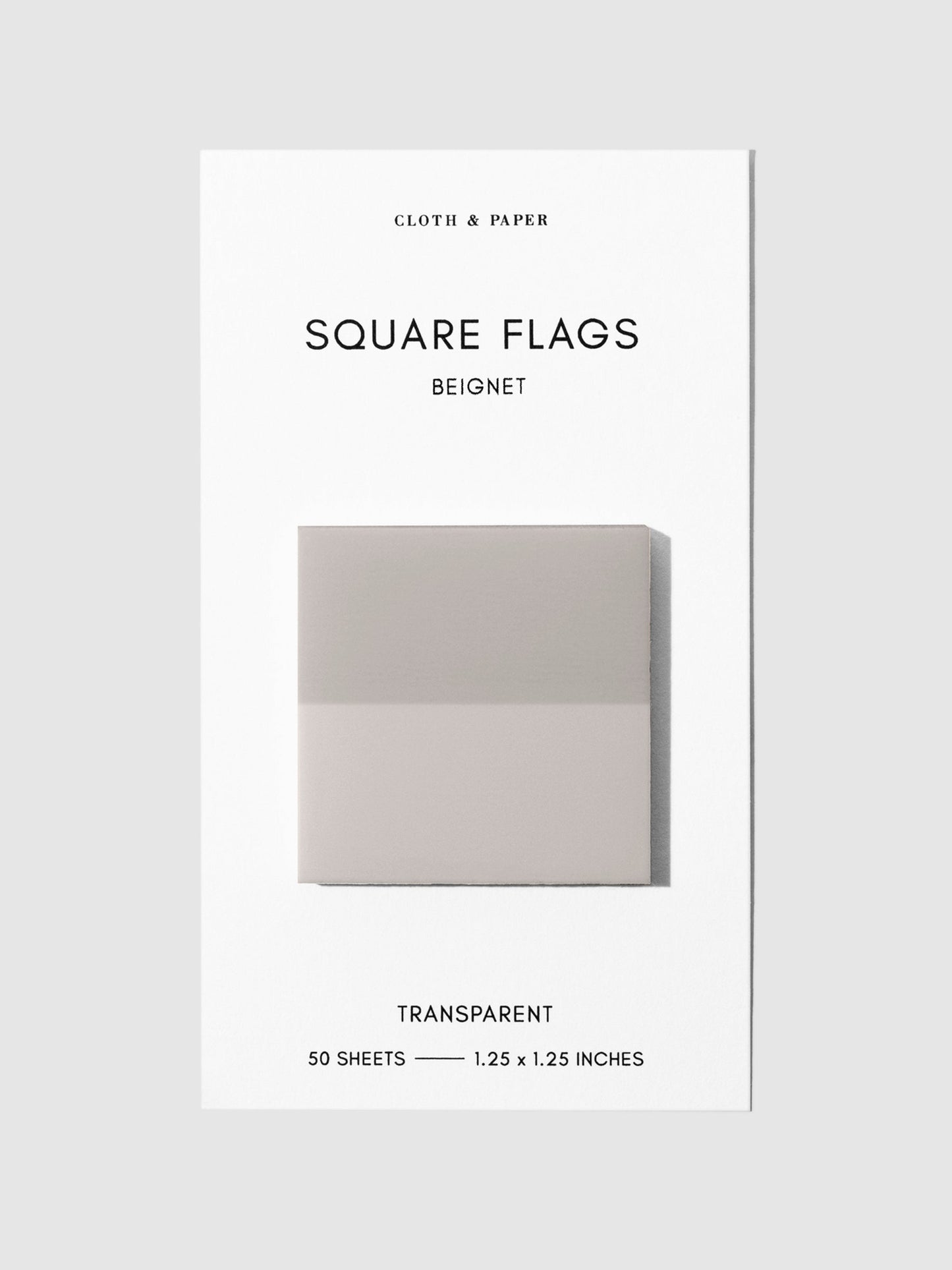 Square Transparent Page Flags