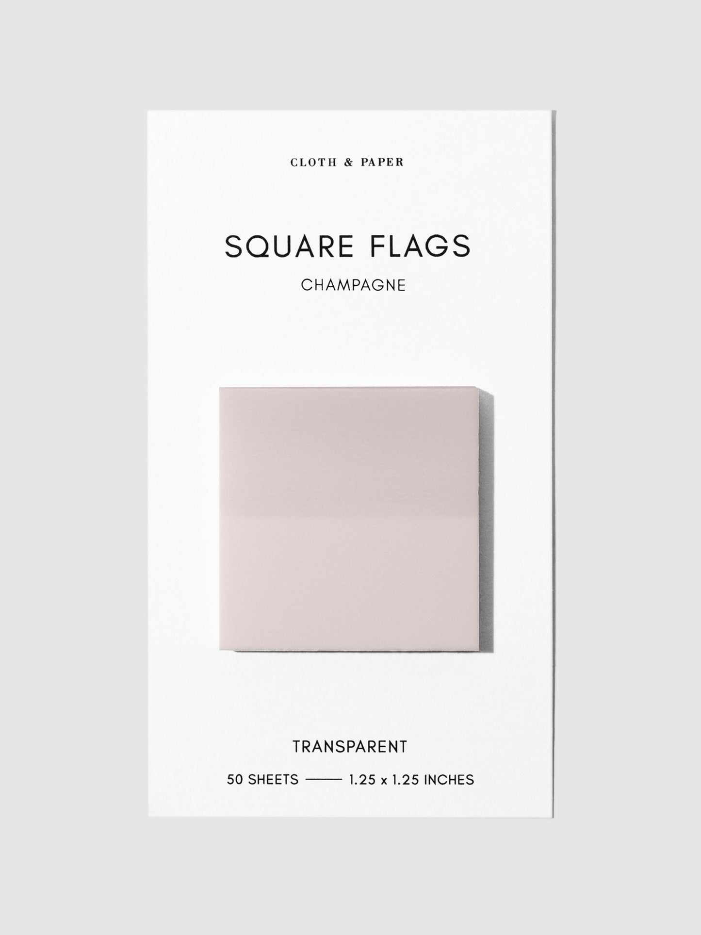 Square Transparent Page Flags
