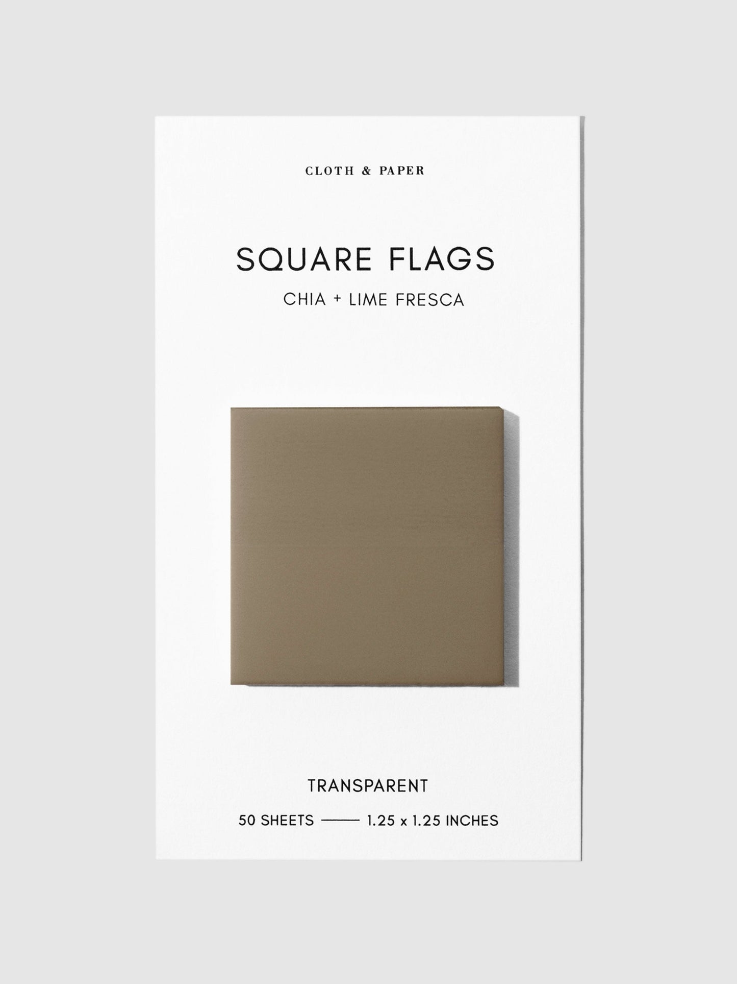 Square Transparent Page Flags