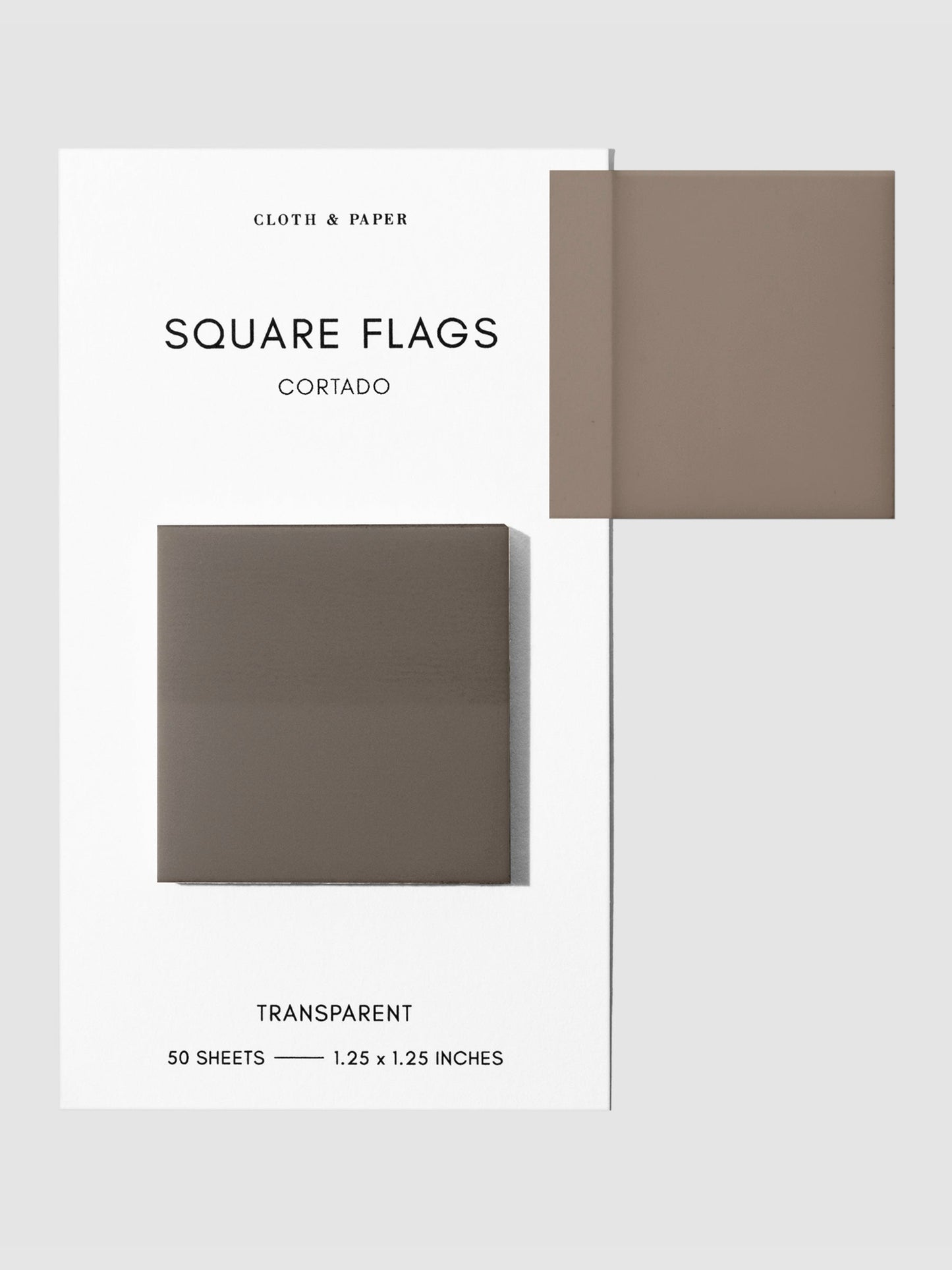 Square Transparent Page Flags