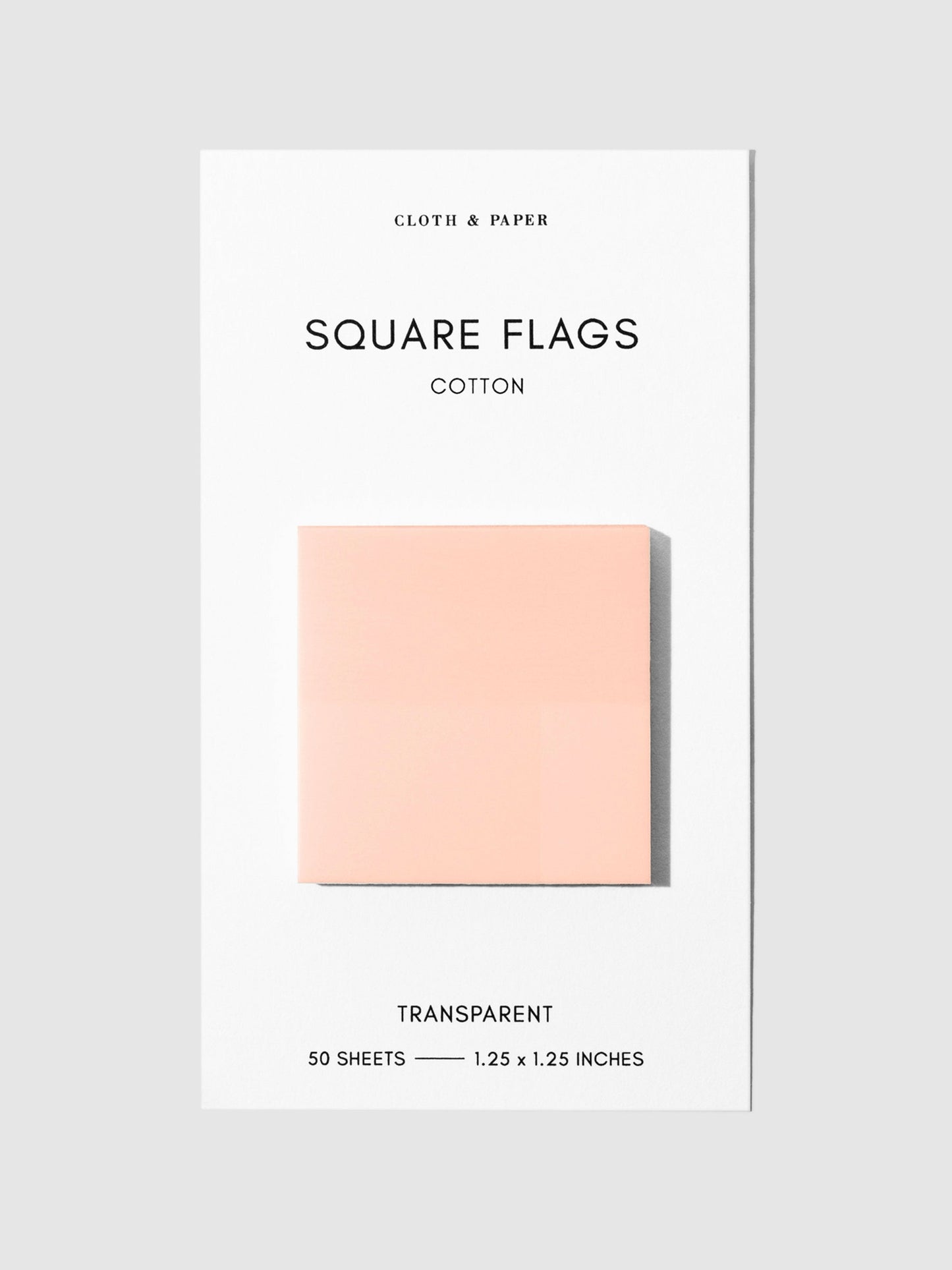 Square Transparent Page Flags
