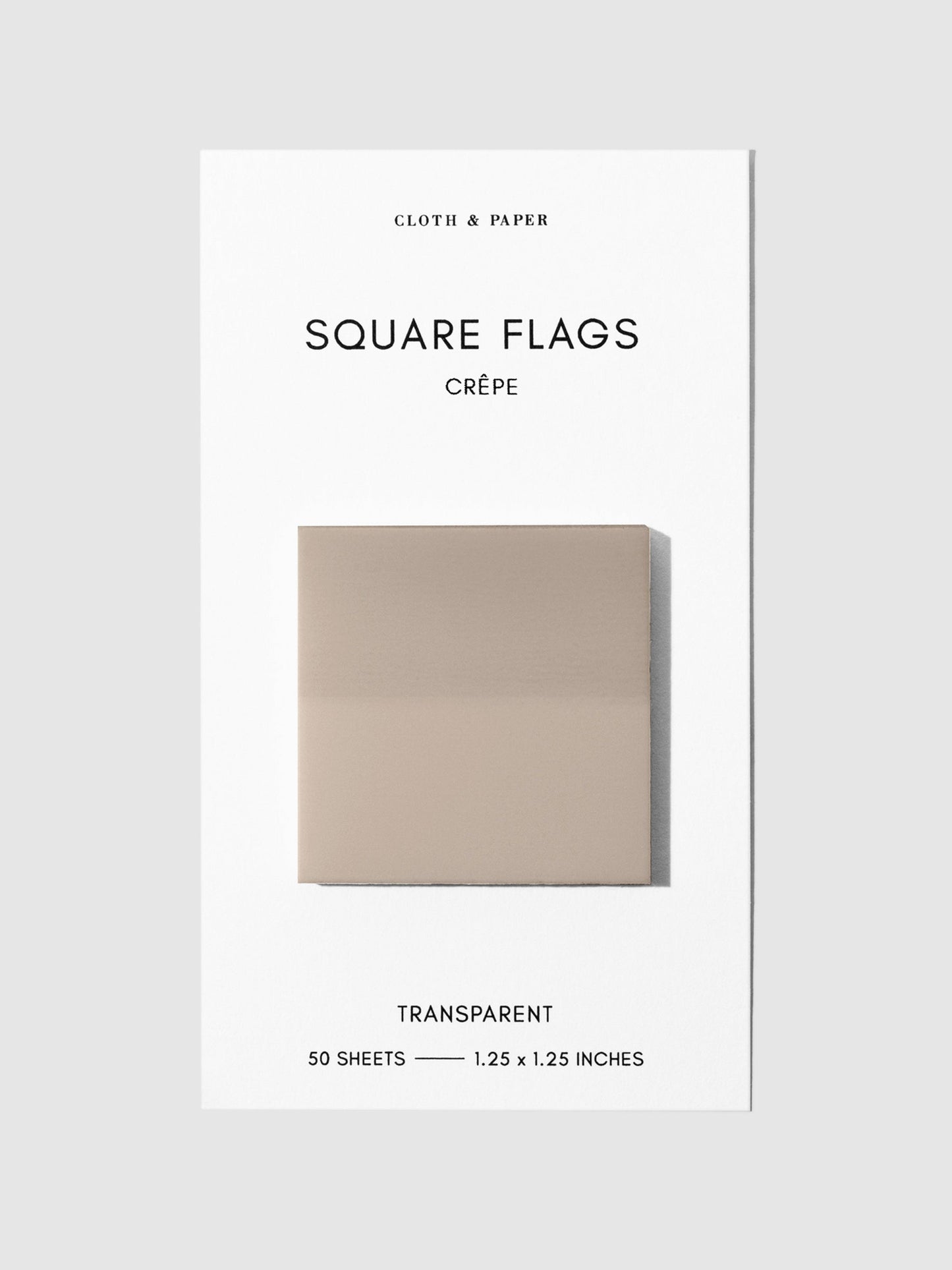 Square Transparent Page Flags