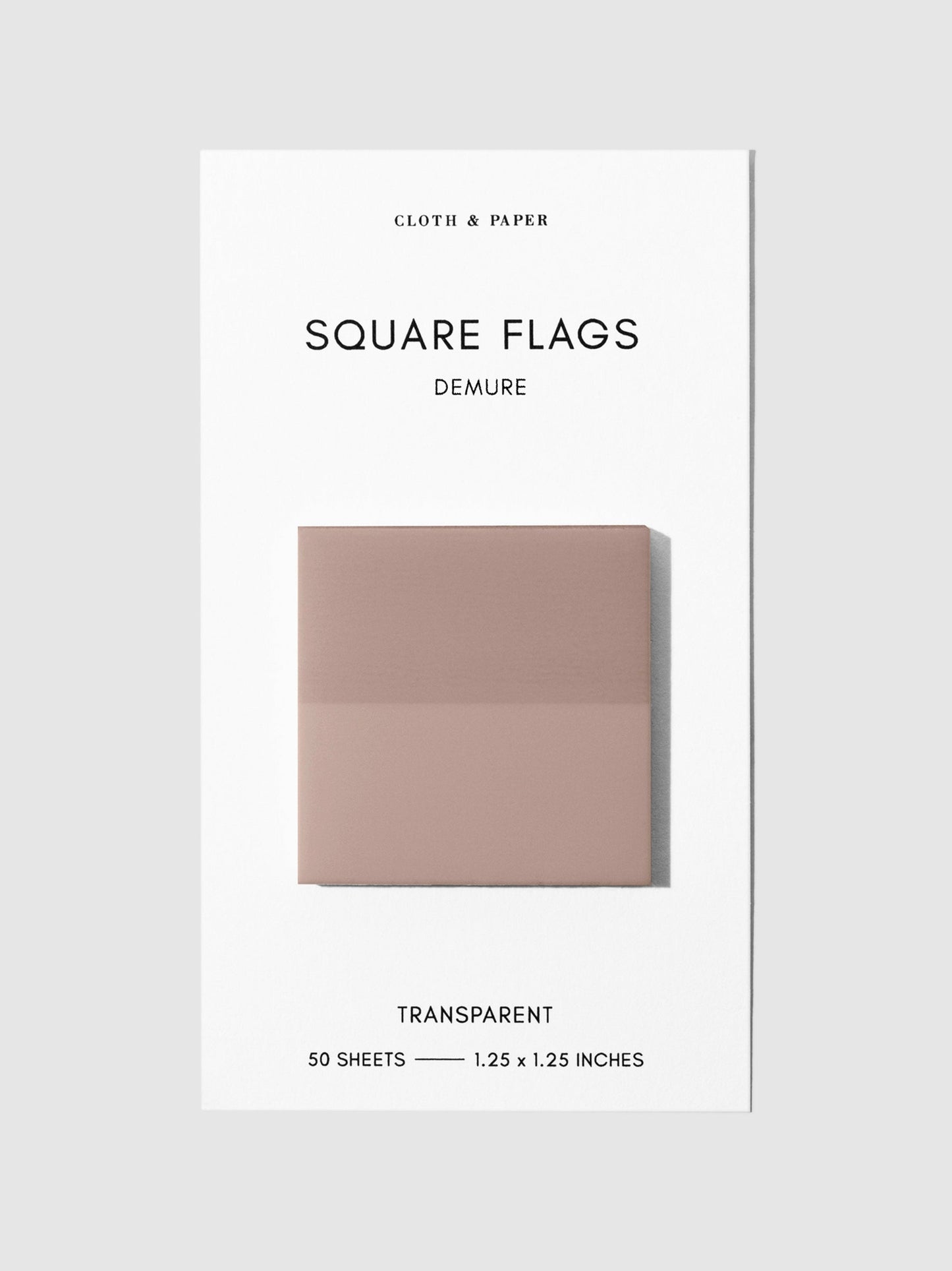 Square Transparent Page Flags