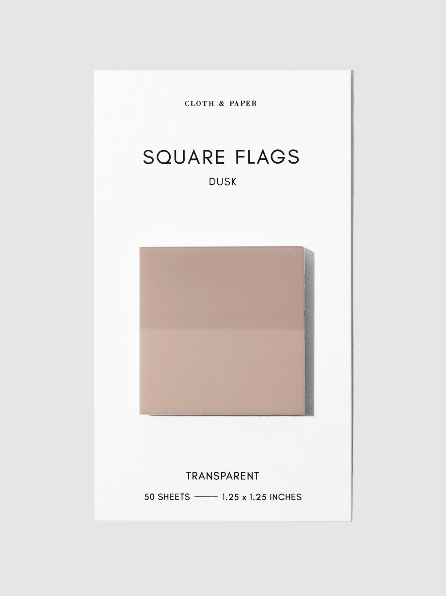 Square Transparent Page Flags