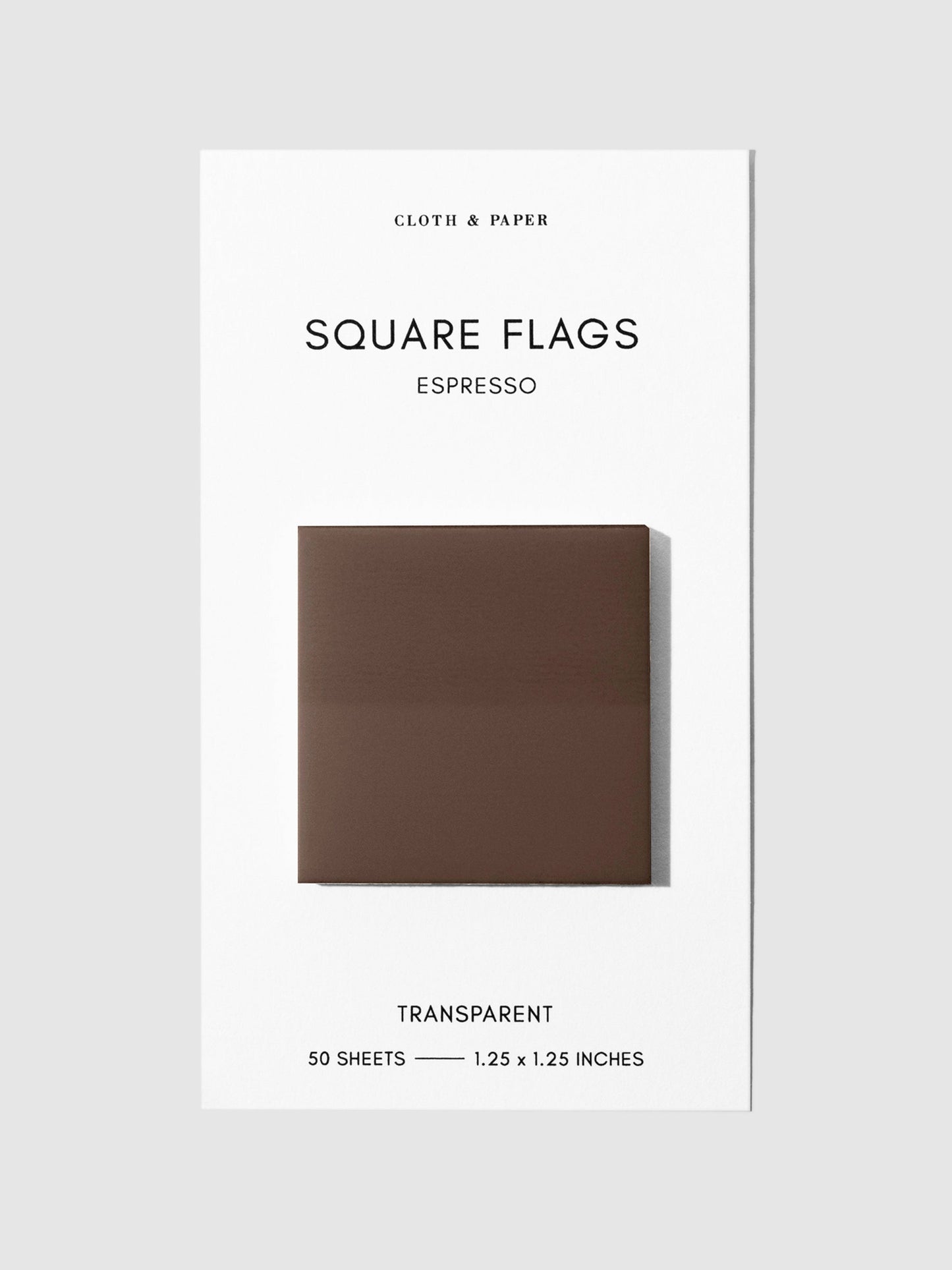 Square Transparent Page Flags
