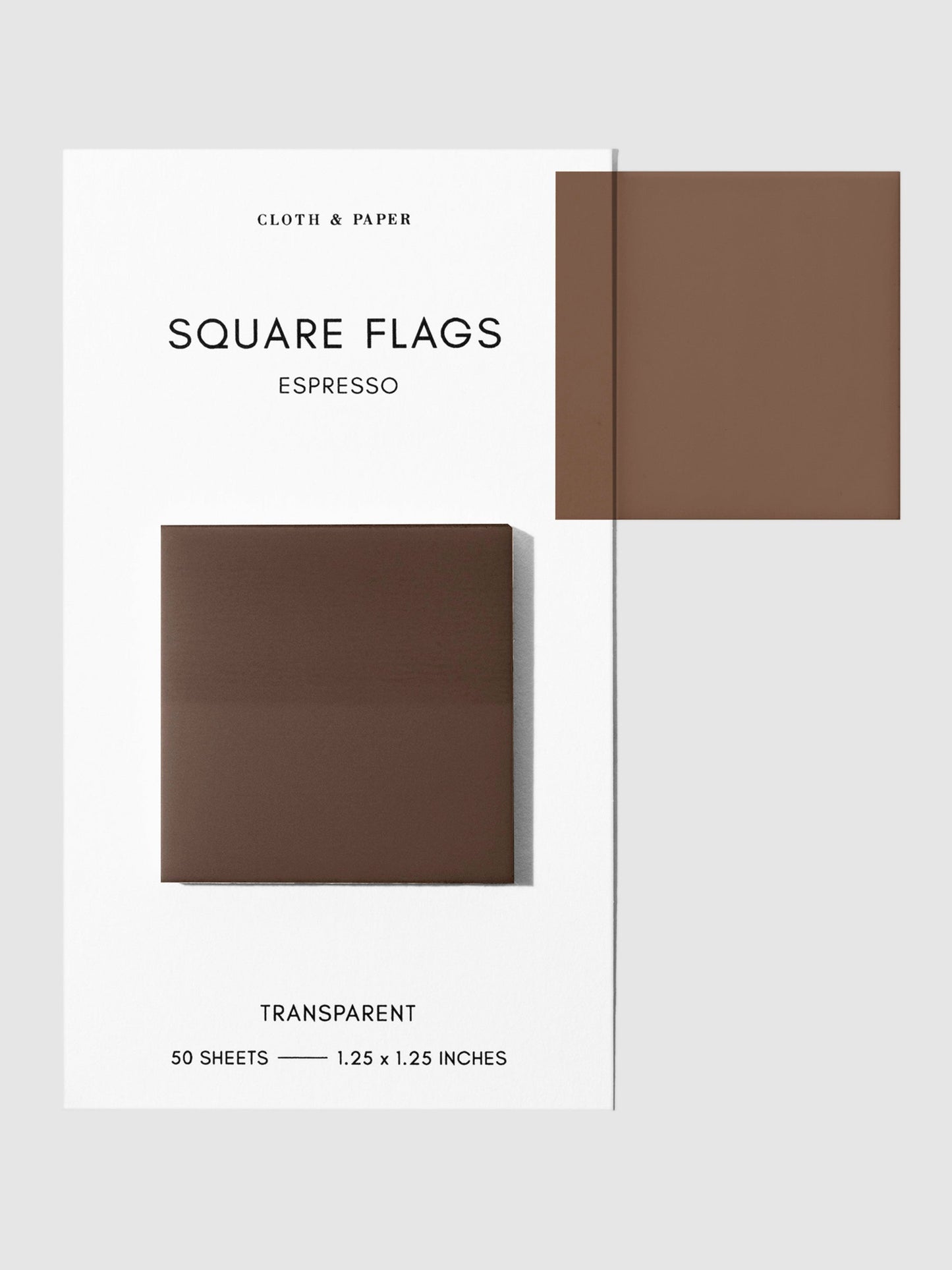 Square Transparent Page Flags