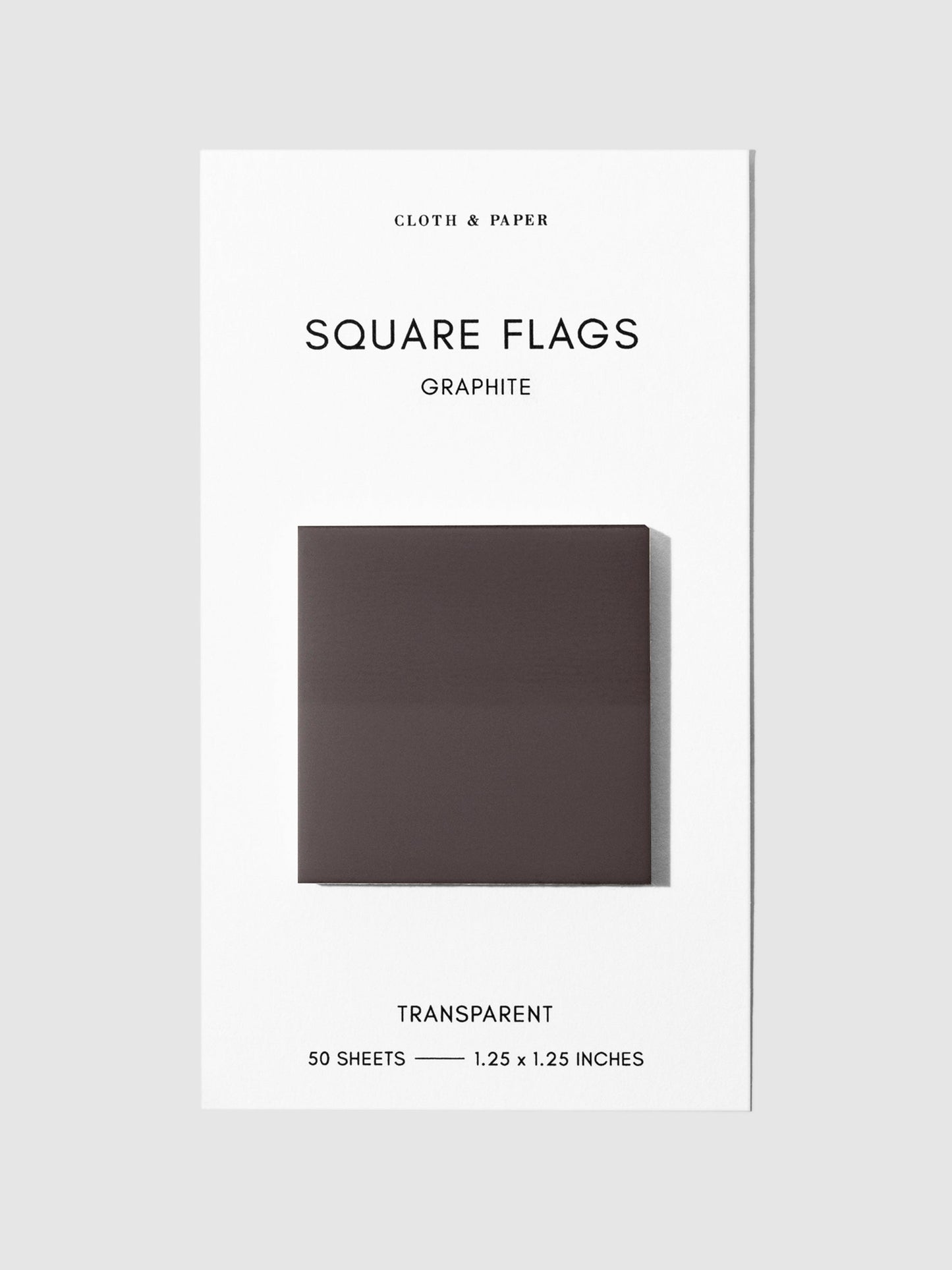 Square Transparent Page Flags