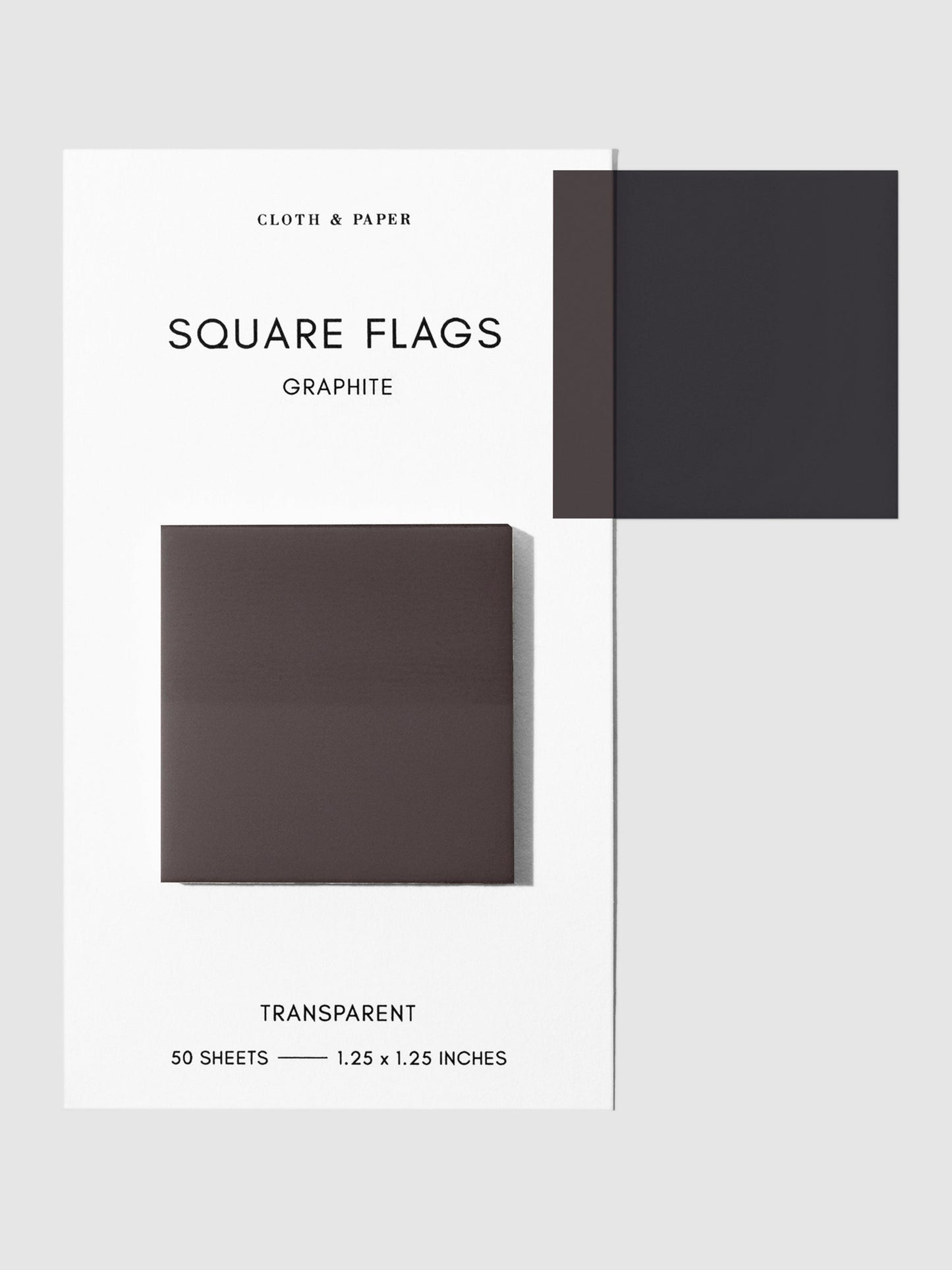 Square Transparent Page Flags