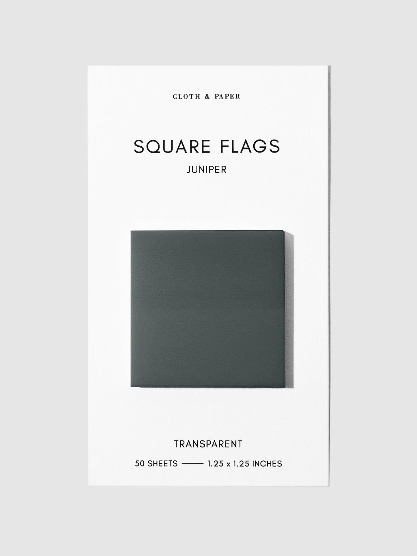 Square Transparent Page Flags
