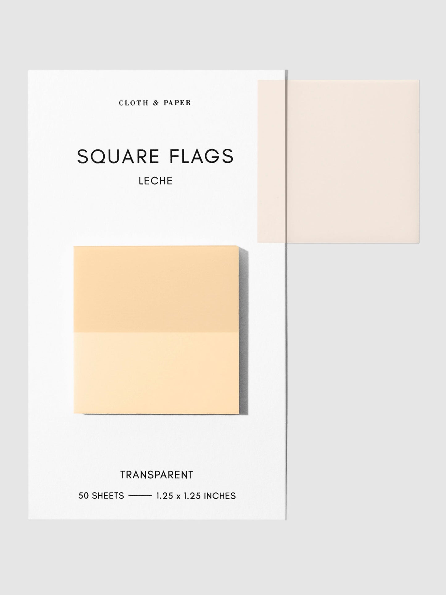 Square Transparent Page Flags