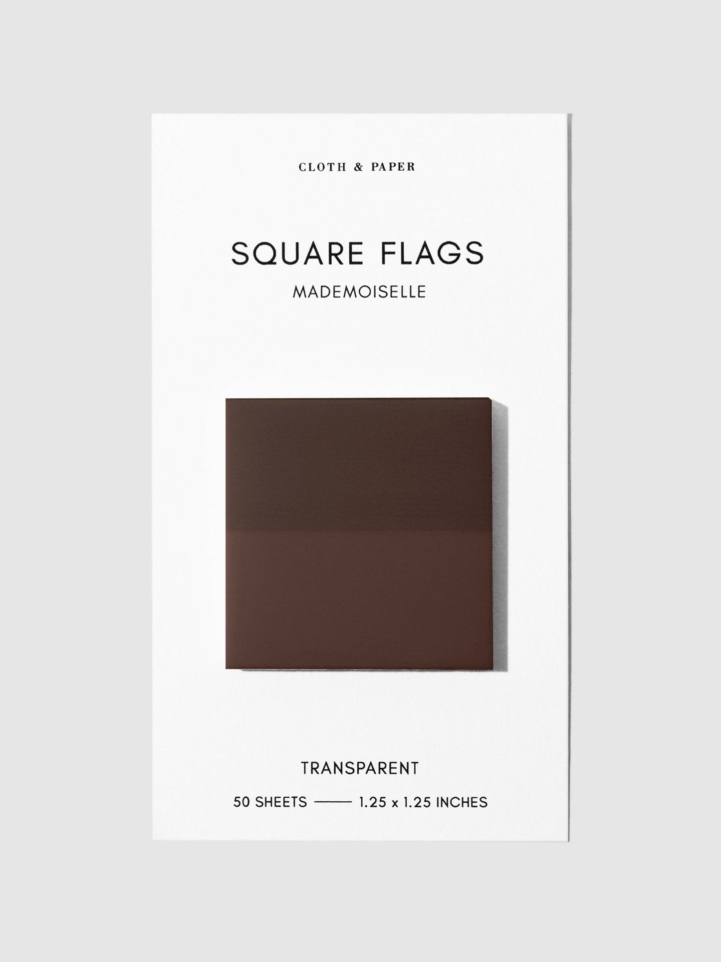 Square Transparent Page Flags