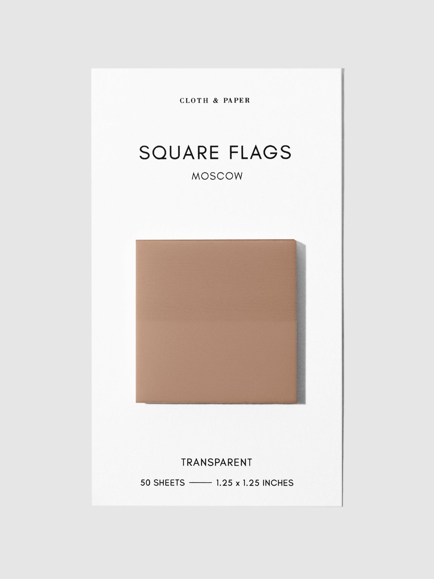 Square Transparent Page Flags