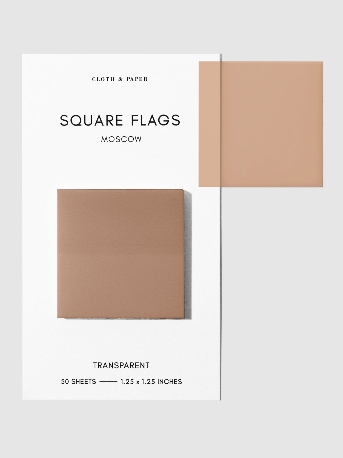Square Transparent Page Flags