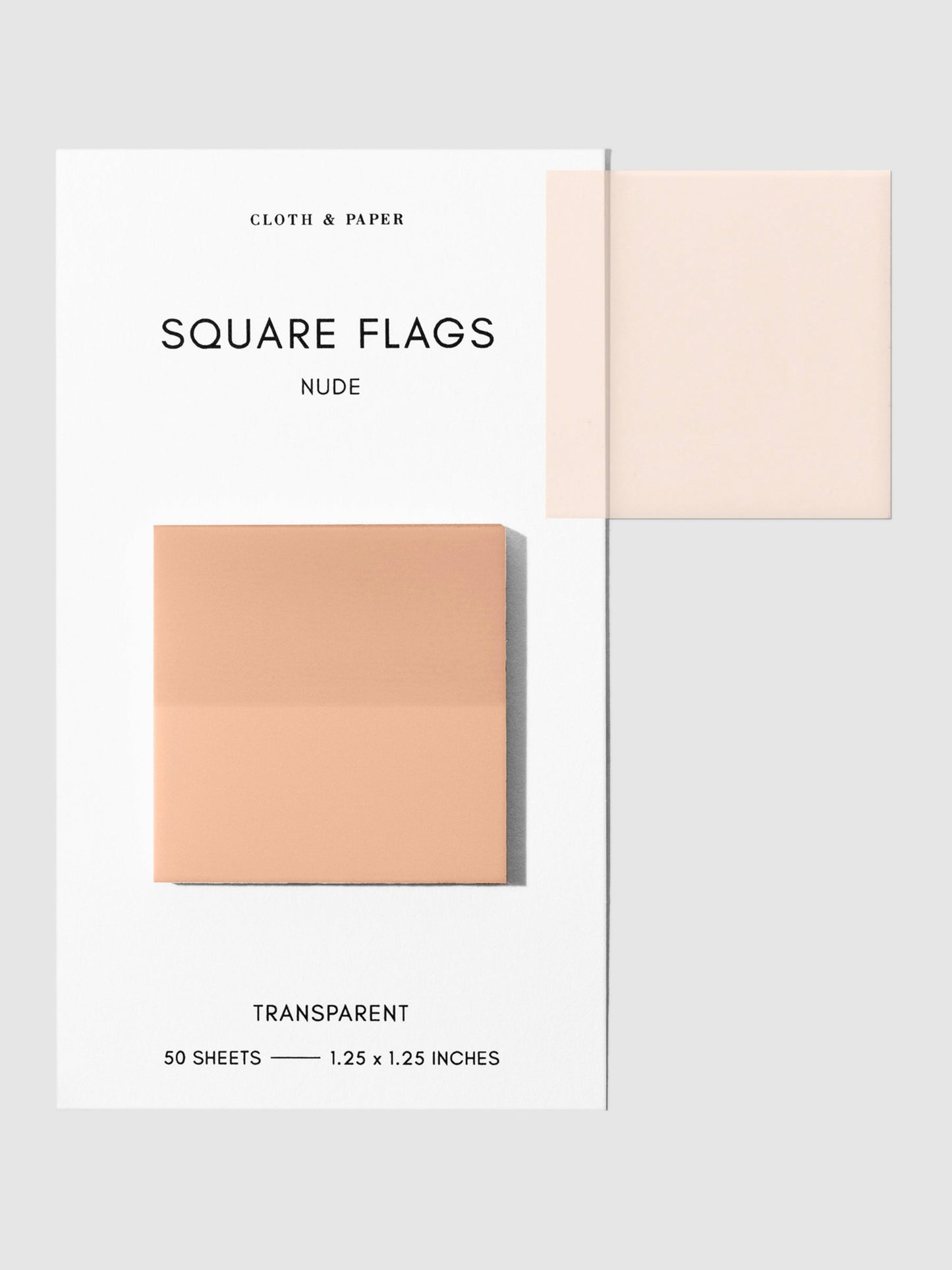 Square Transparent Page Flags