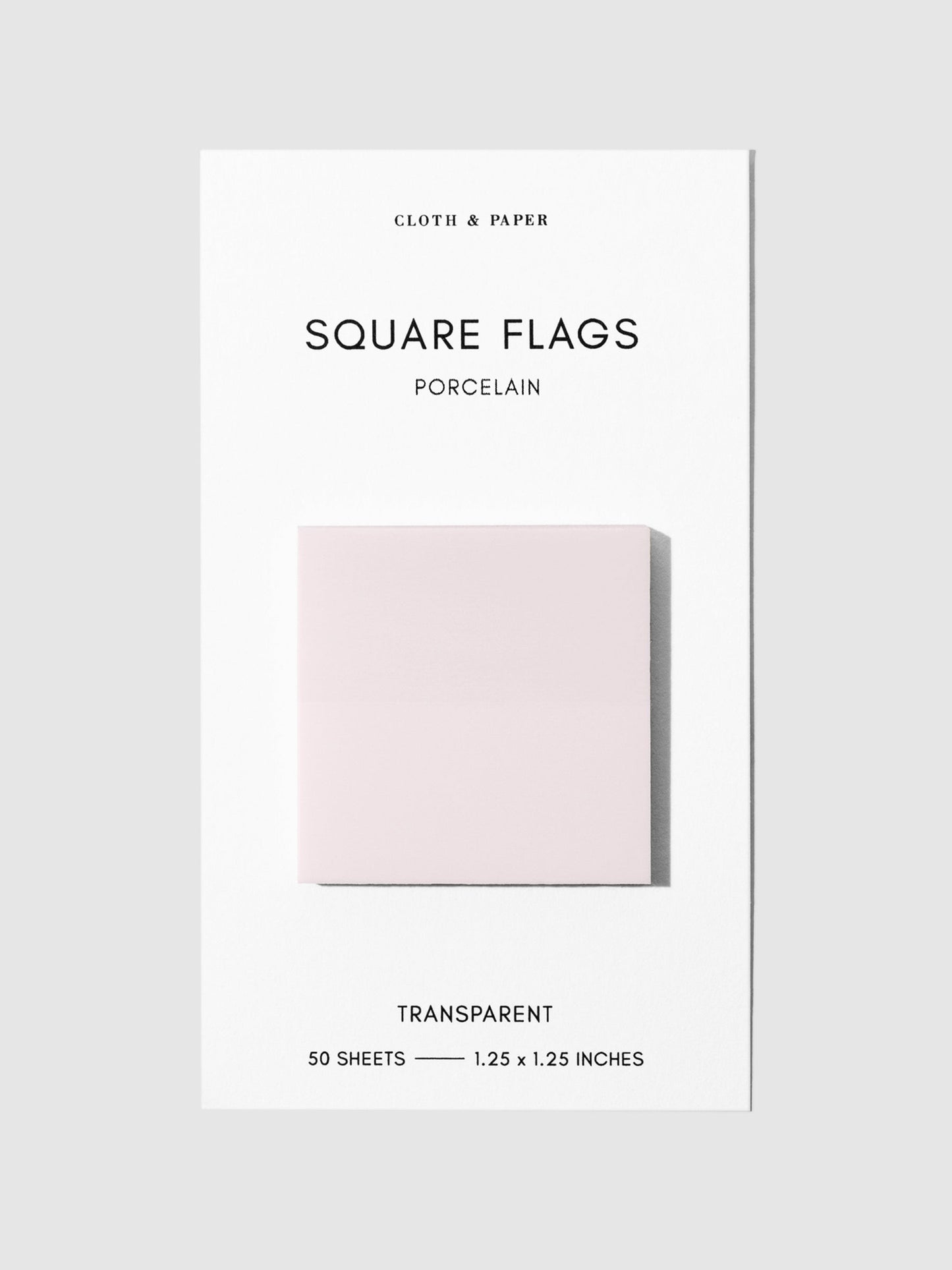 Square Transparent Page Flags