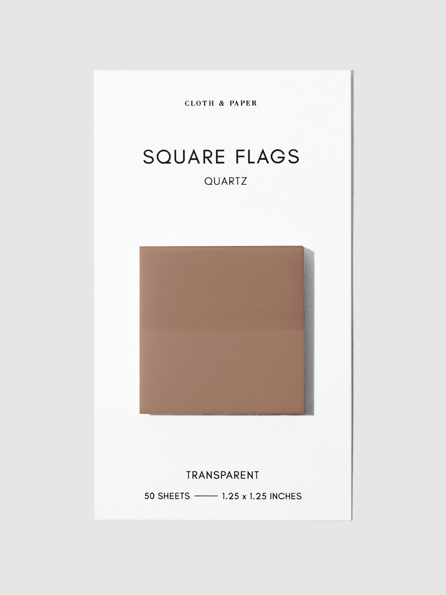 Square Transparent Page Flags