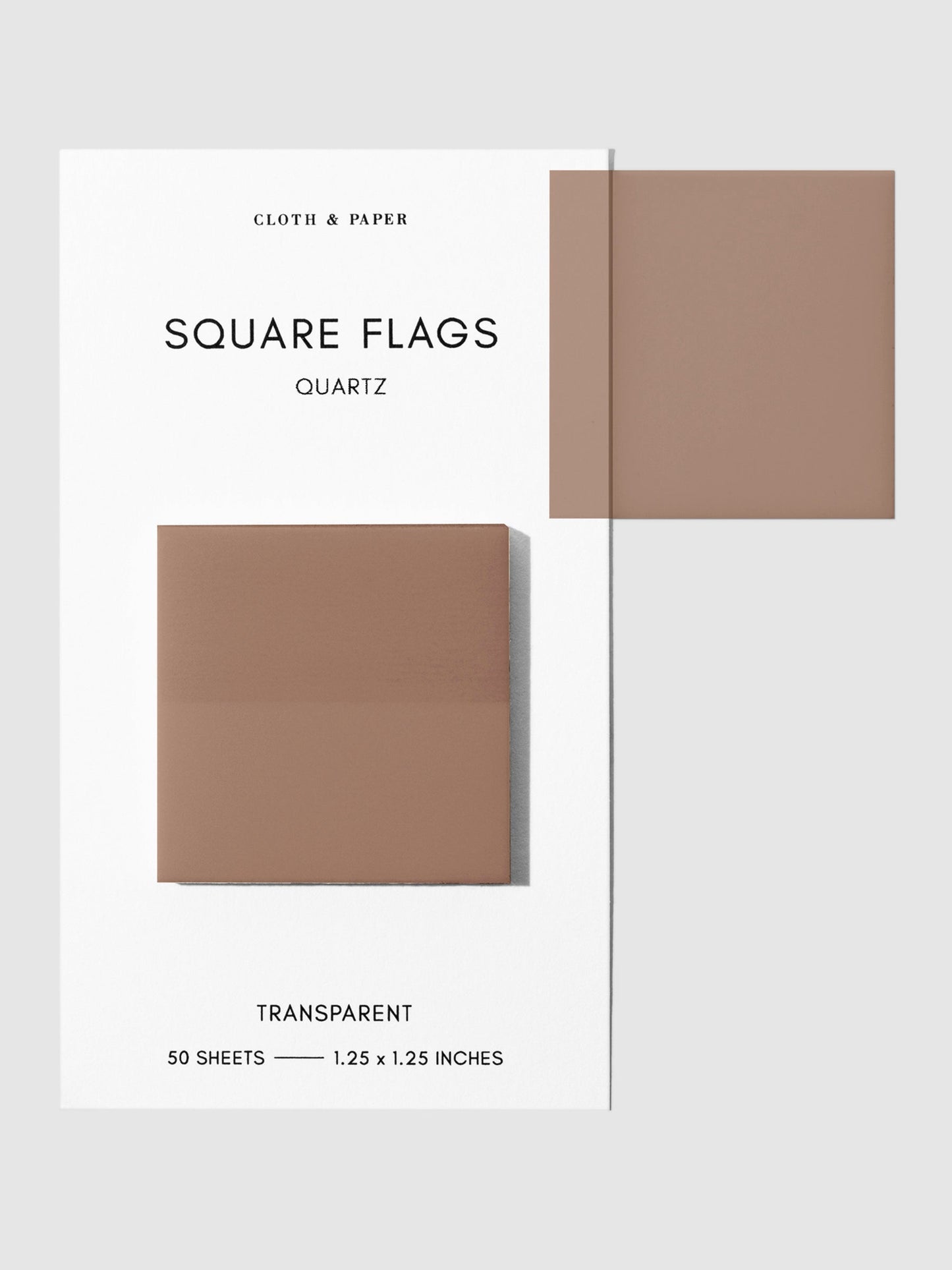 Square Transparent Page Flags