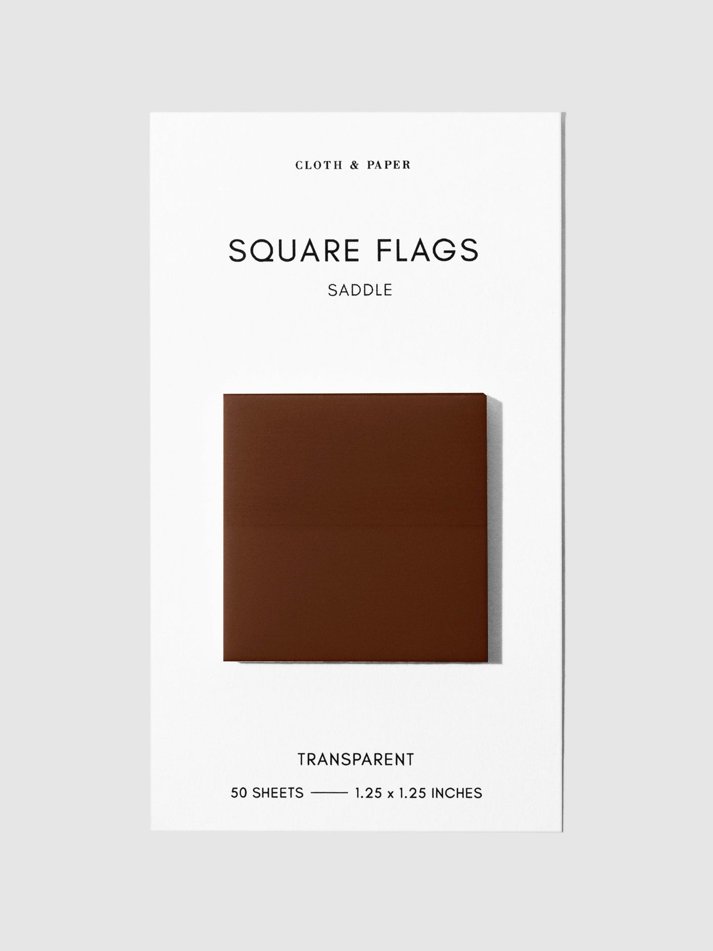 Square Transparent Page Flags