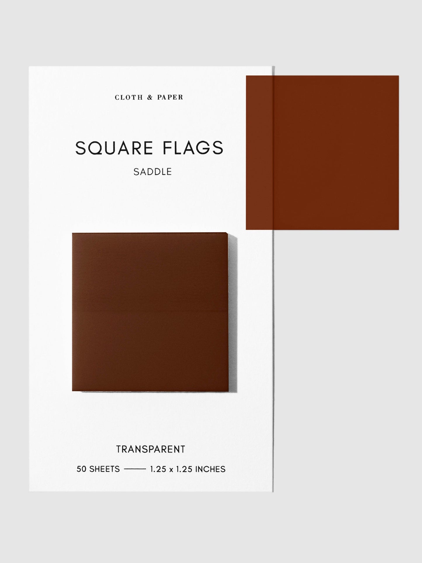 Square Transparent Page Flags