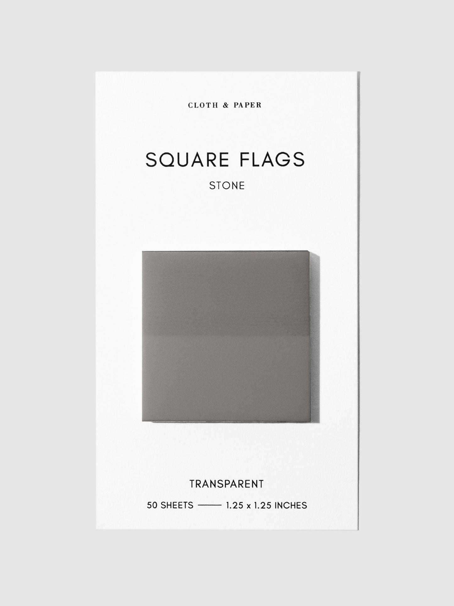 Square Transparent Page Flags