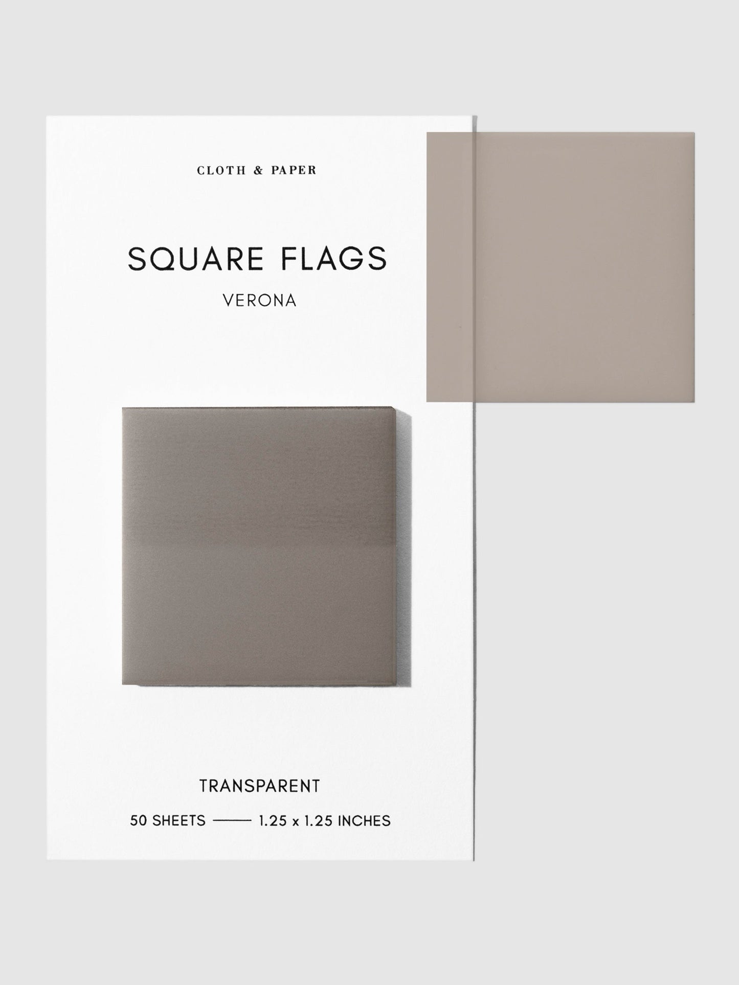 Square Transparent Page Flags