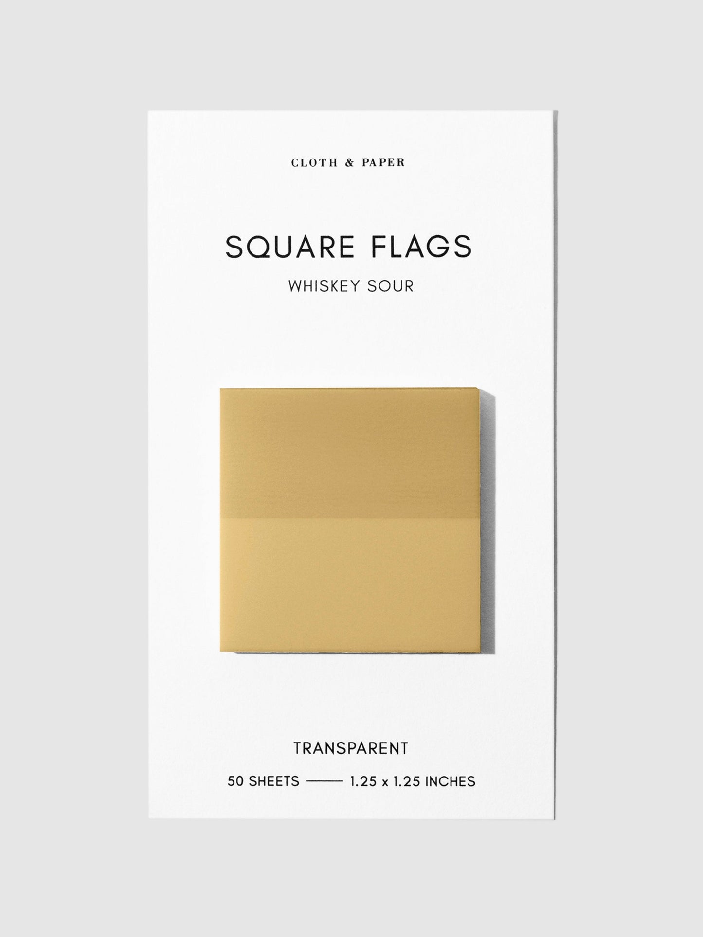 Square Transparent Page Flags