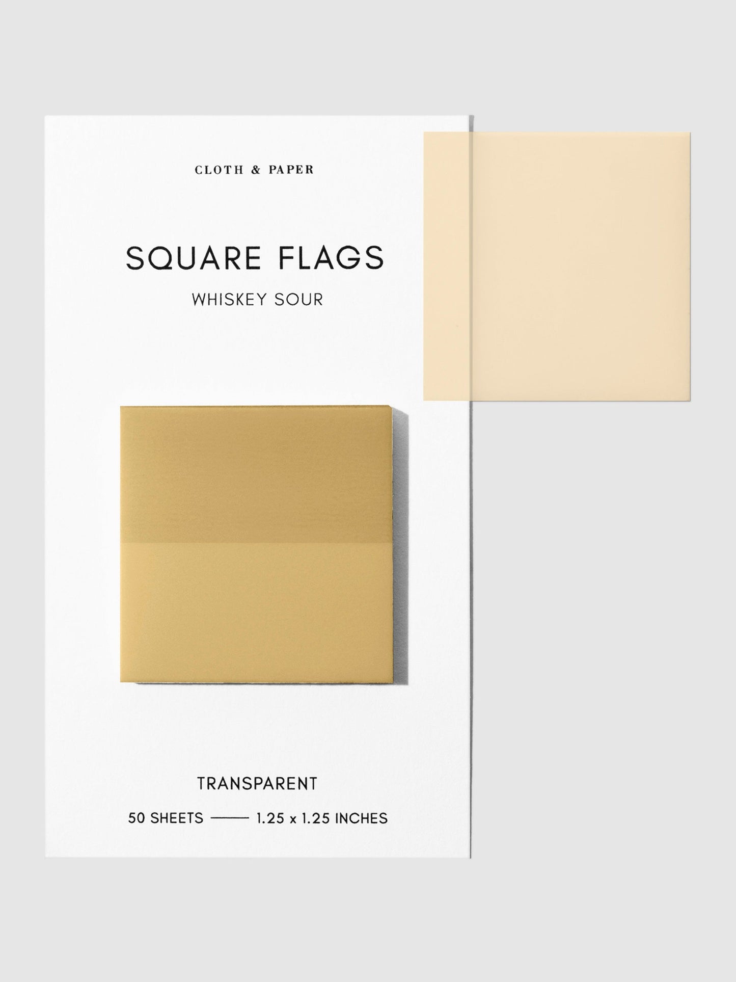 Square Transparent Page Flags